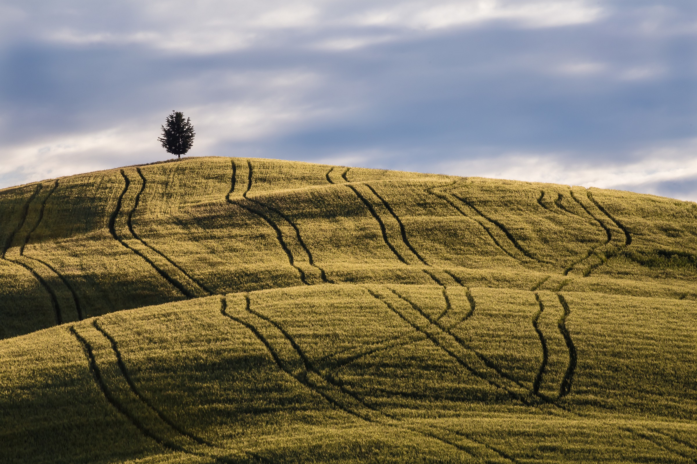 Just me in Val d'Orcia