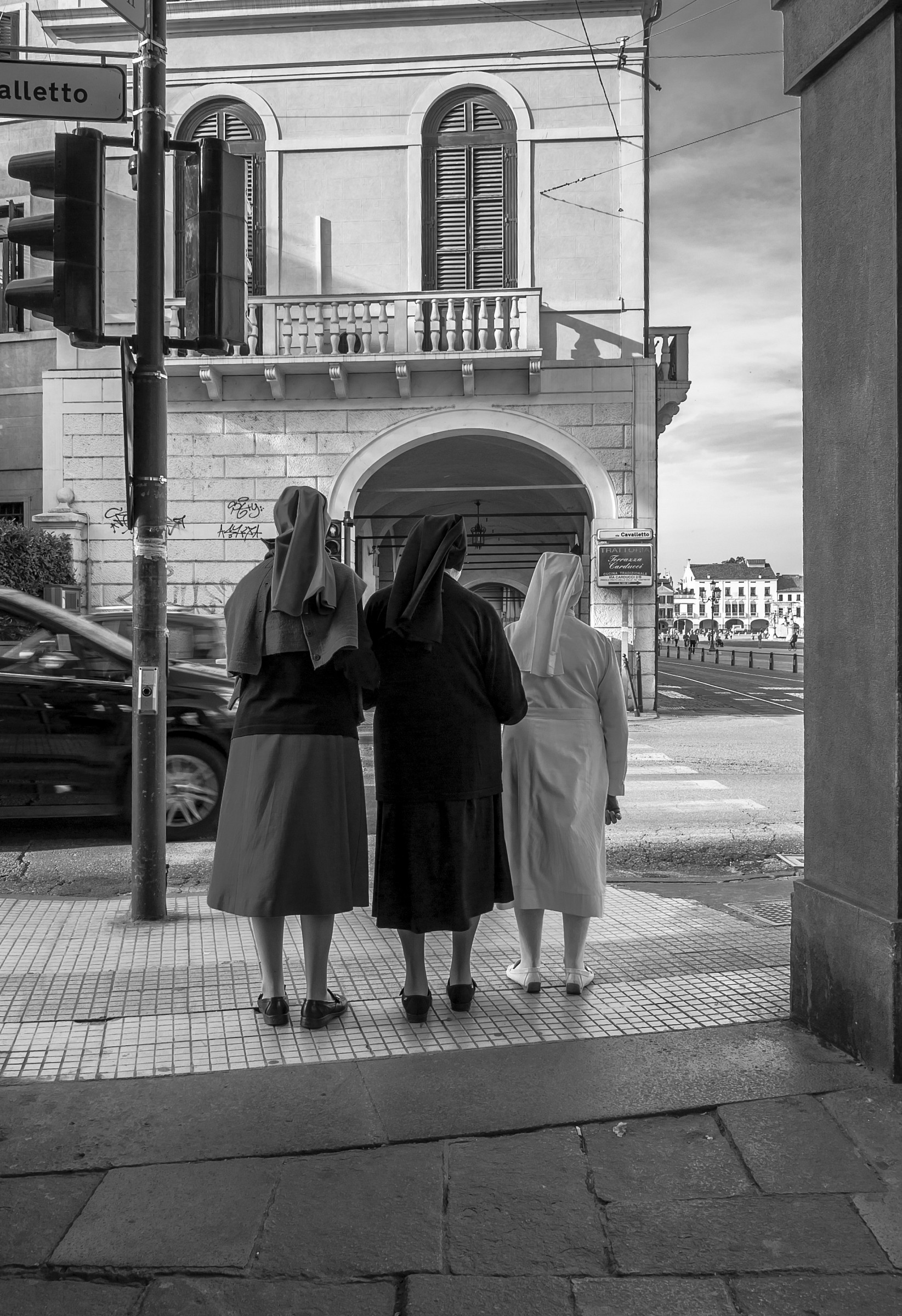 three different uniform