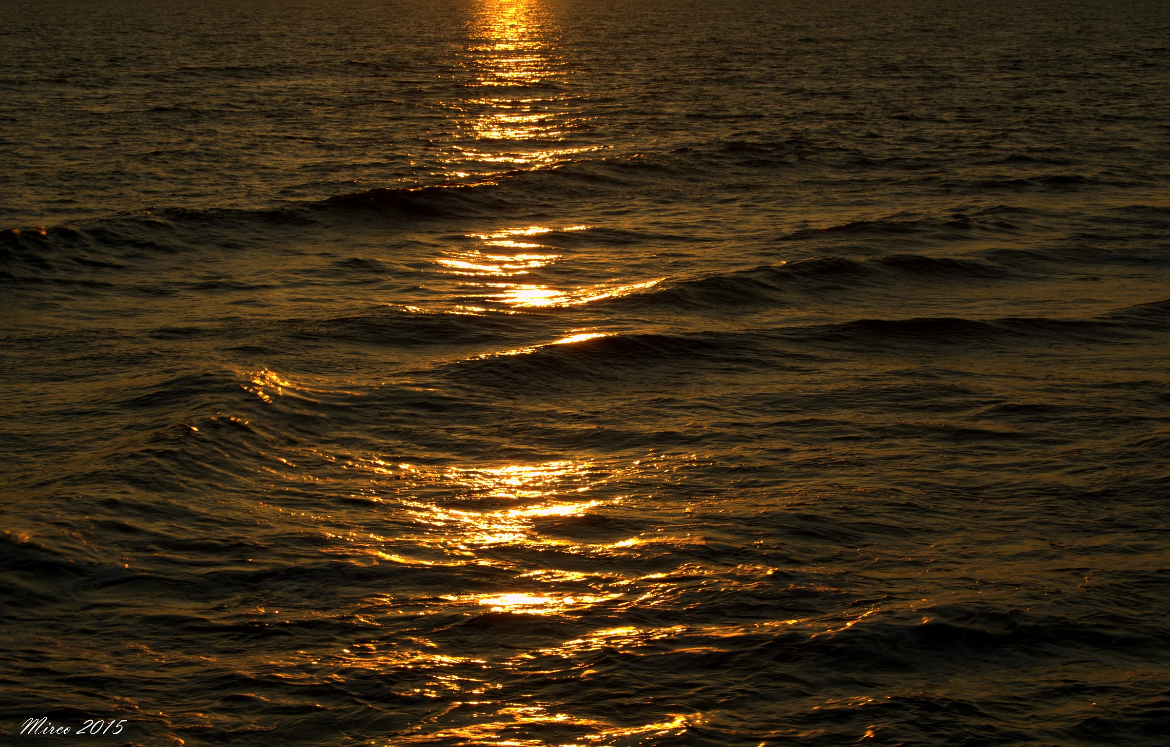 scia dorata....al sapore di mare
