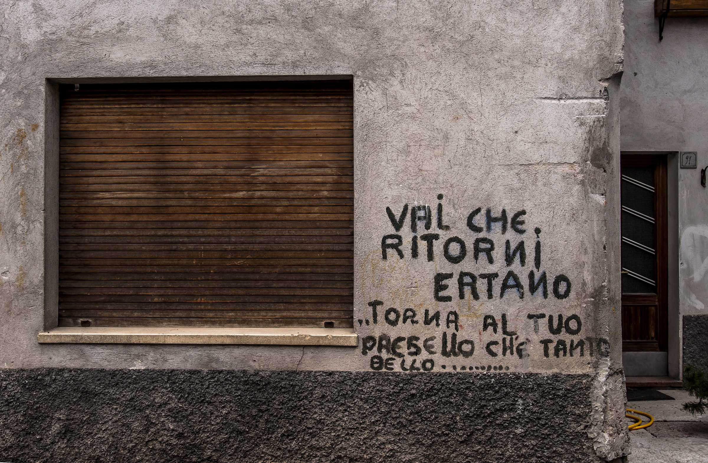 Un messaggio eloquente.....