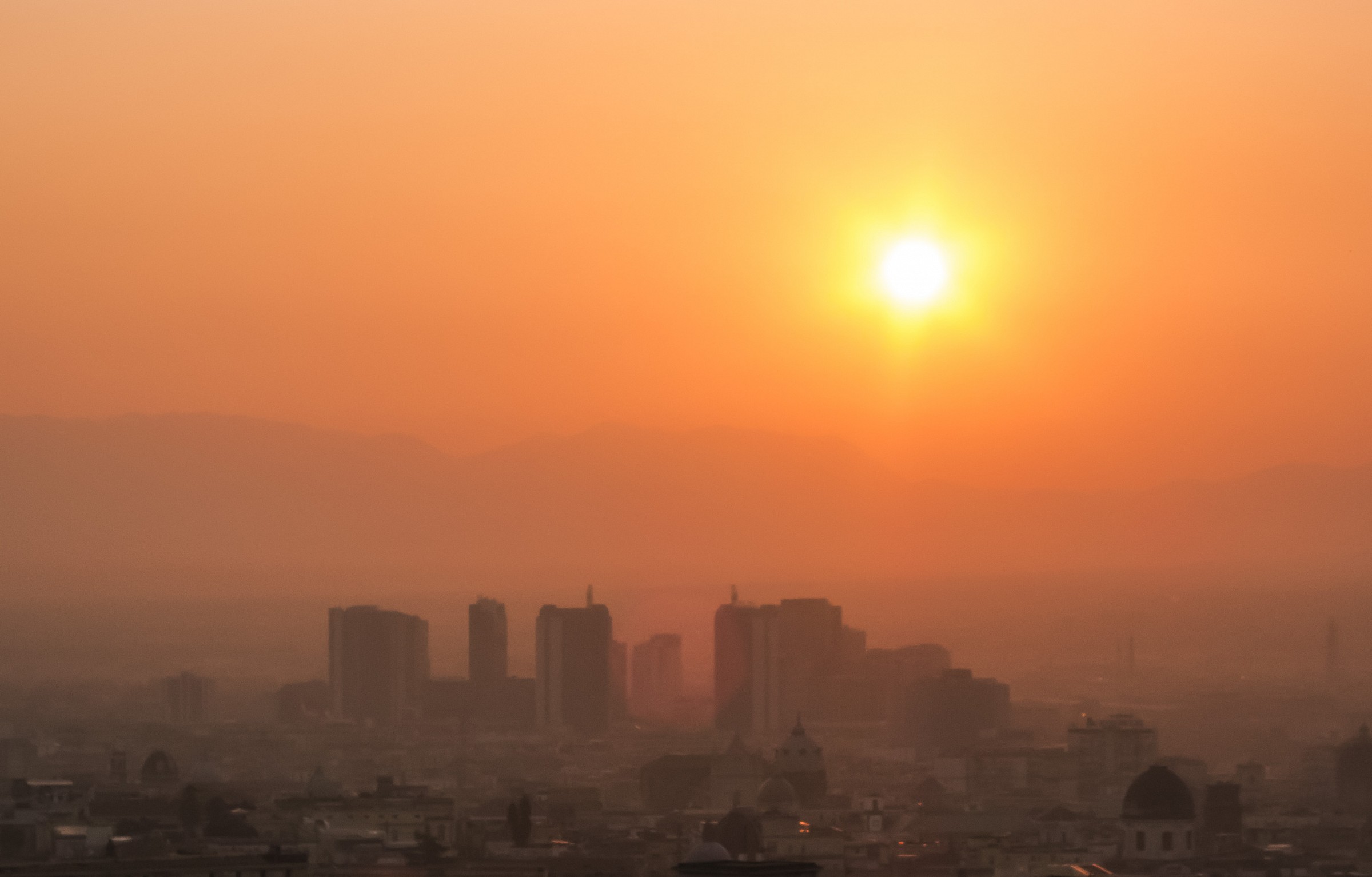 Alba sul centro direzionale