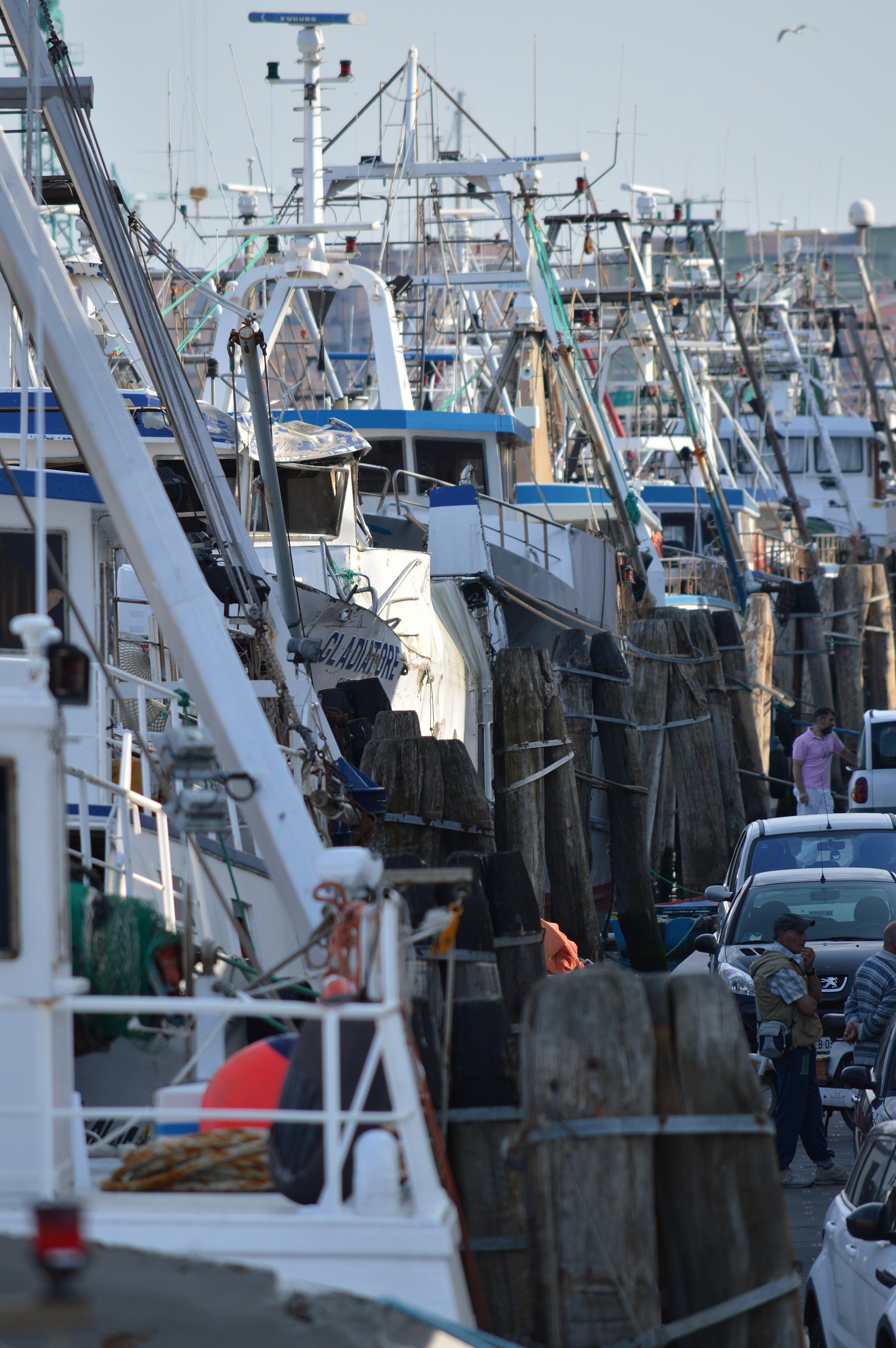 fishing boats in chioggia