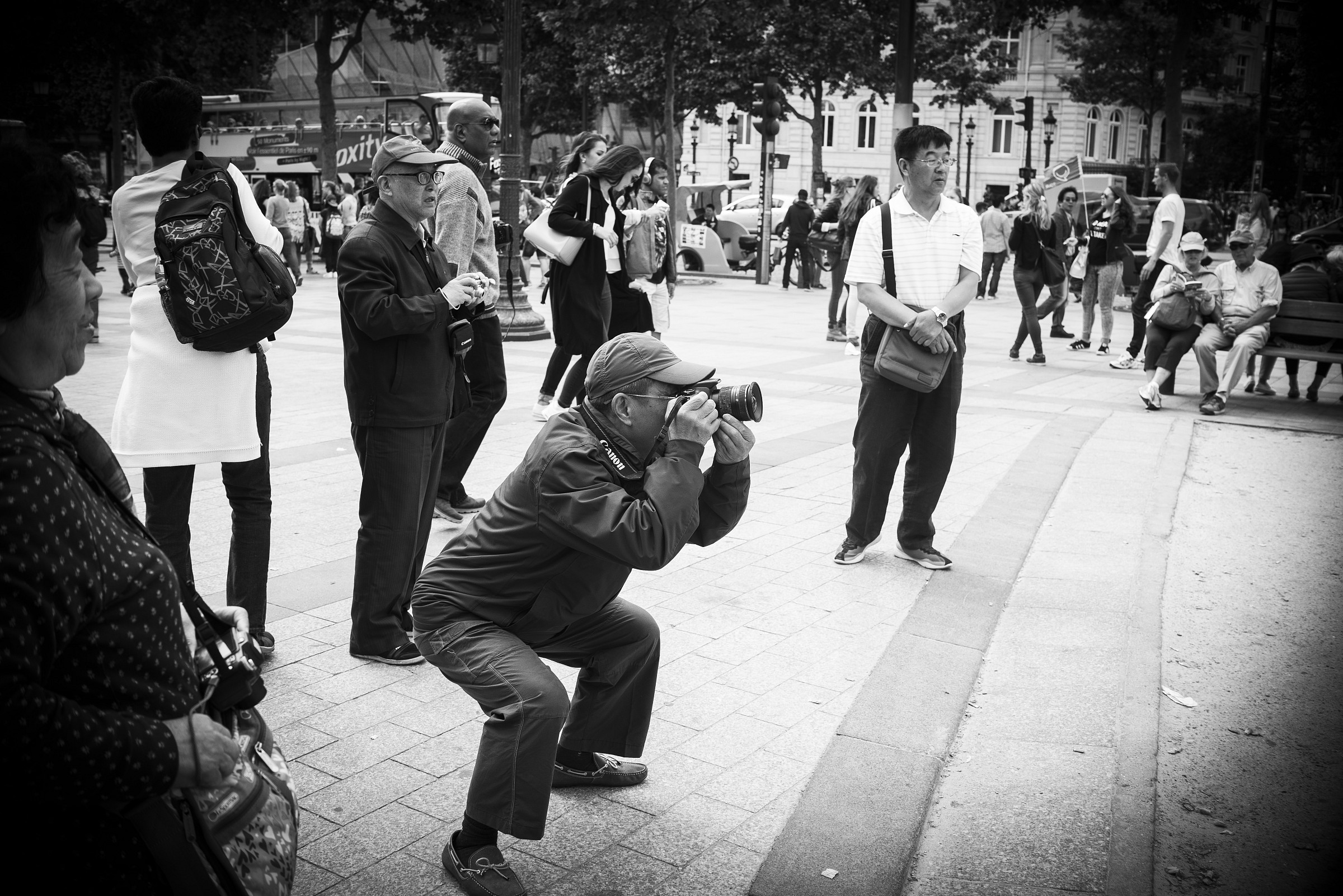 Japanese photographer (perhaps even master squat)
