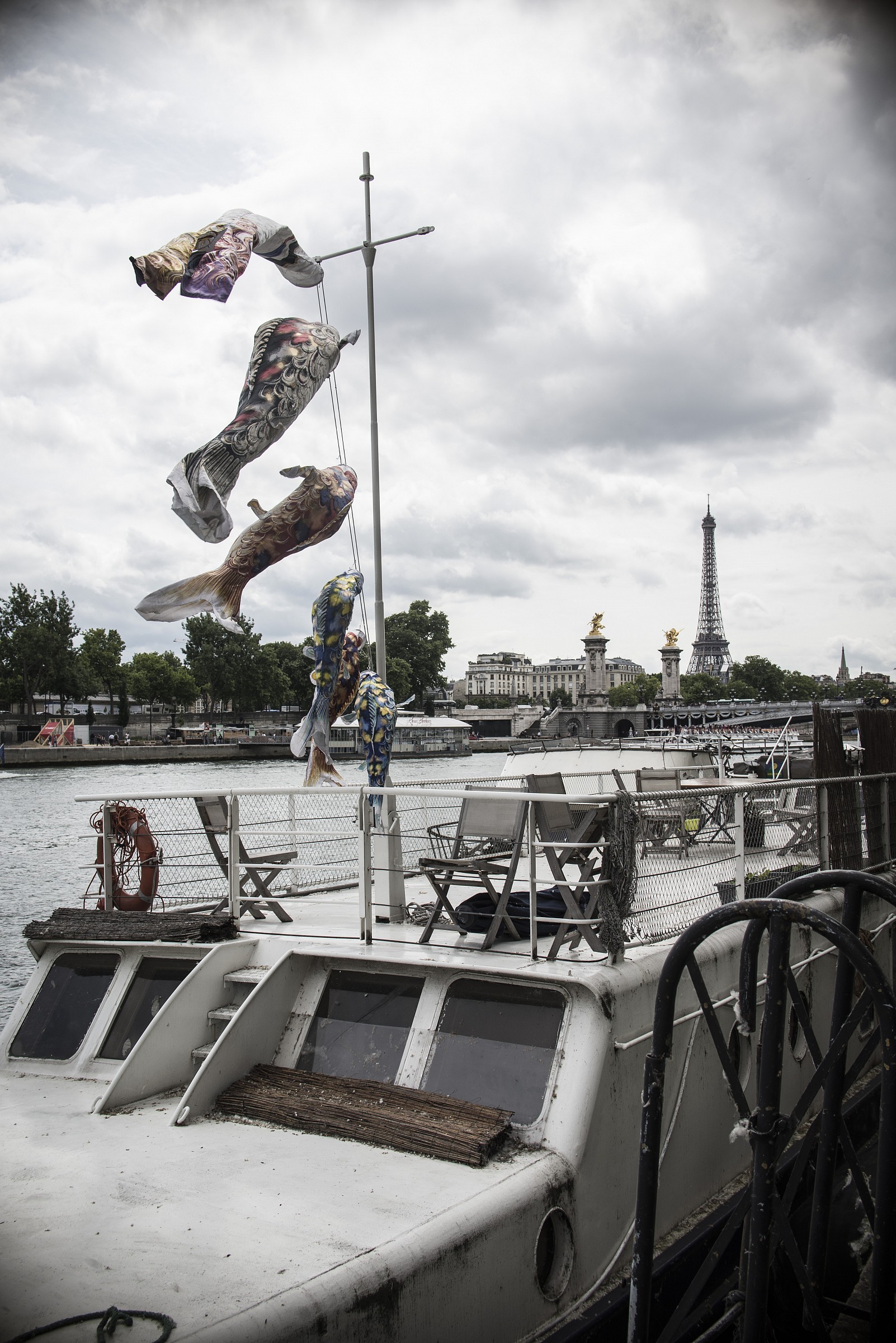boat on the Seine