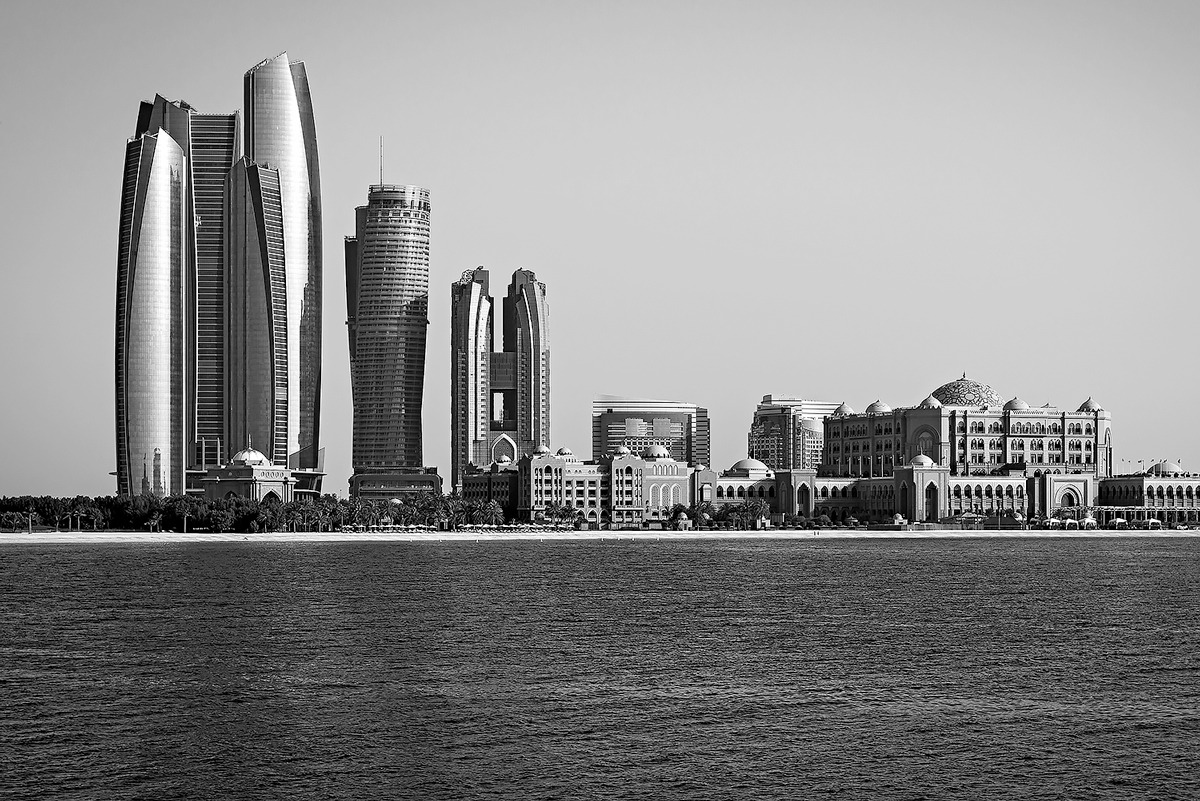 Abu Dhabi Etihad Towers and Emirates Palace