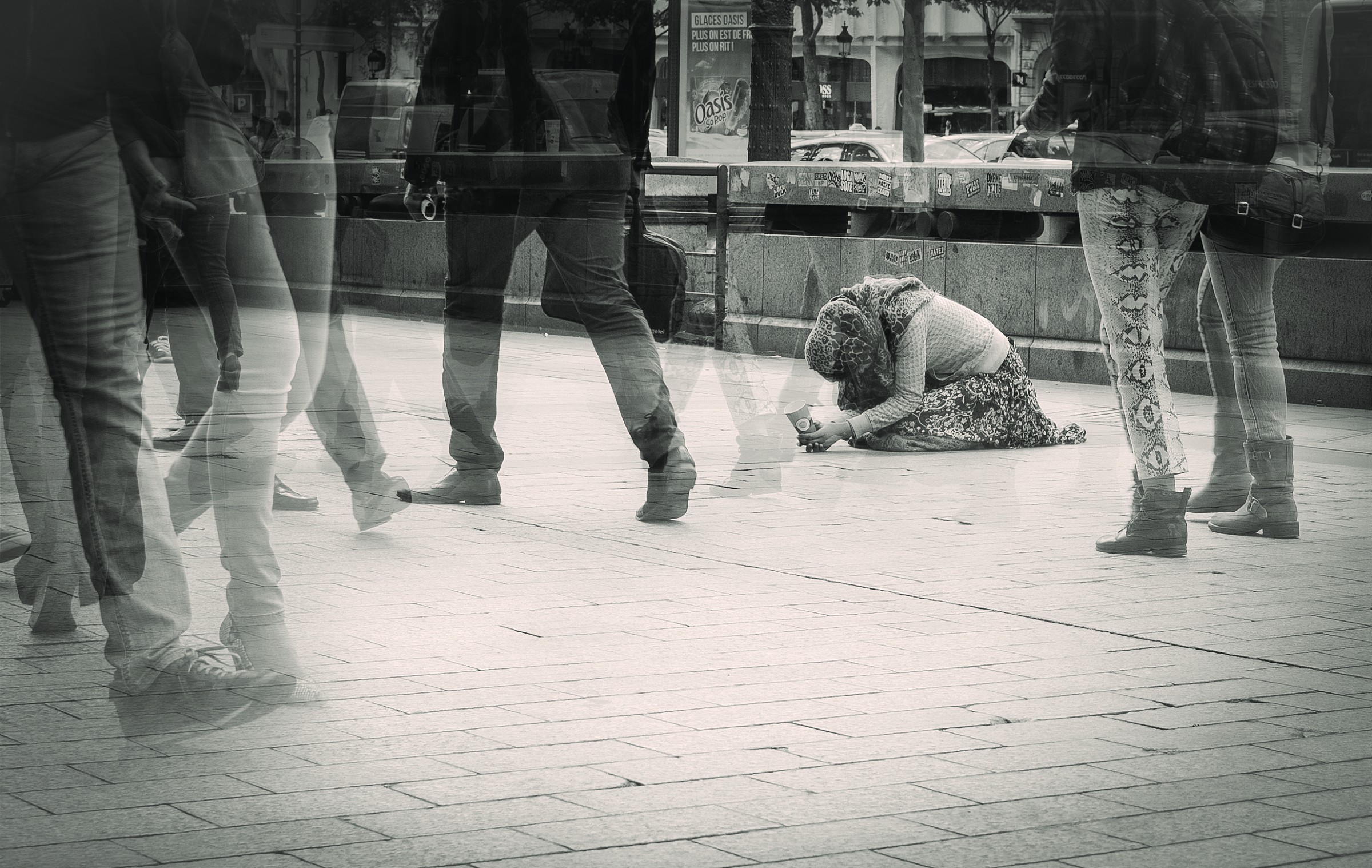 beggar in Paris