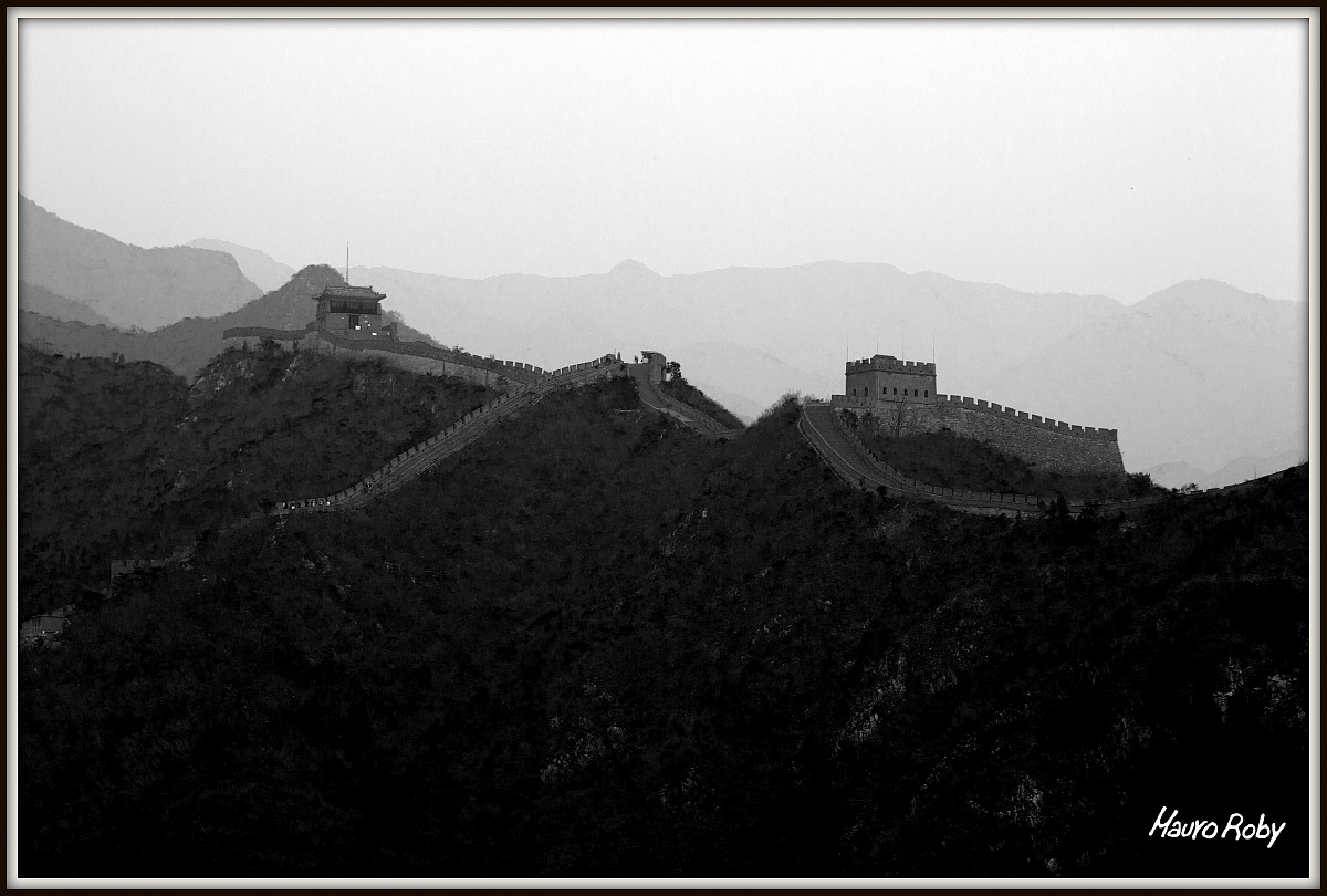 Muraglia Cinese a Pechino , Beijing ( Cina )