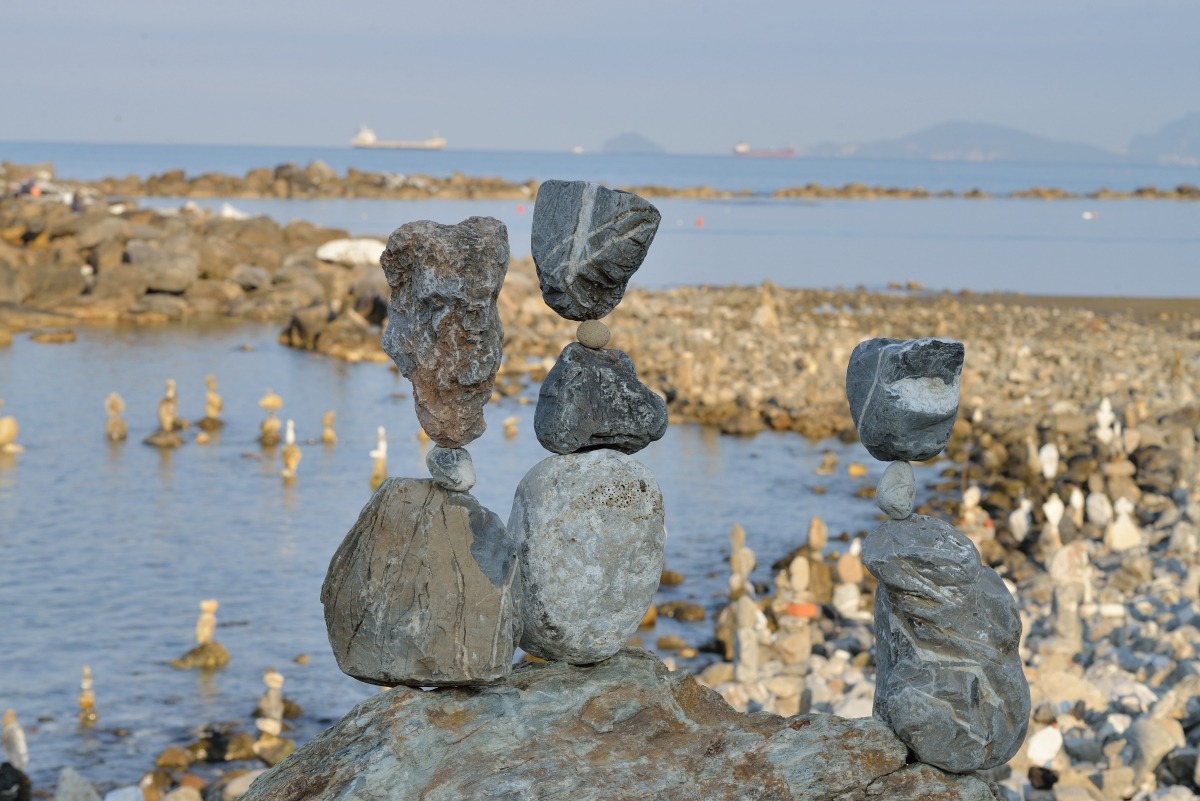 l'equilibrio delle pietre