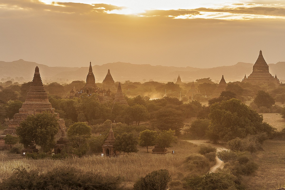 Sunset in Bagan