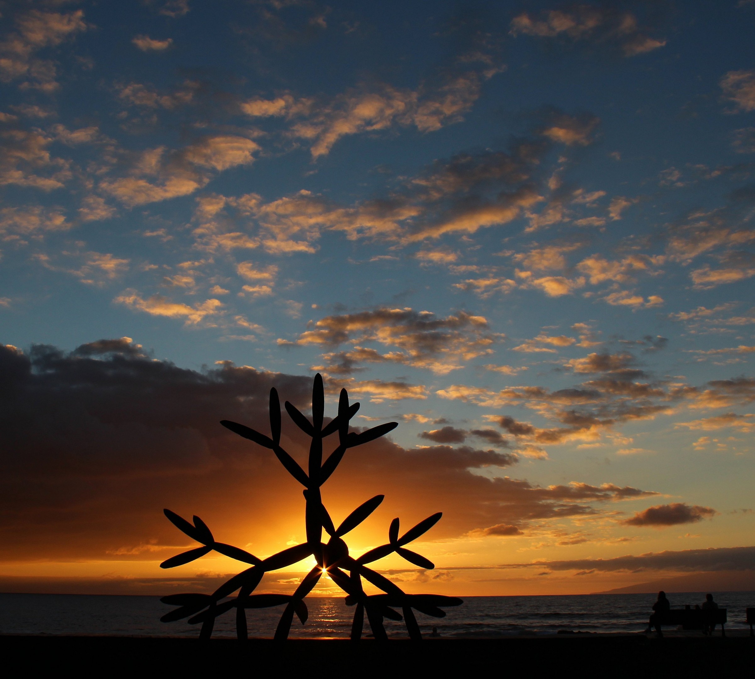 Tenerife-sunset in Playa Las Americas