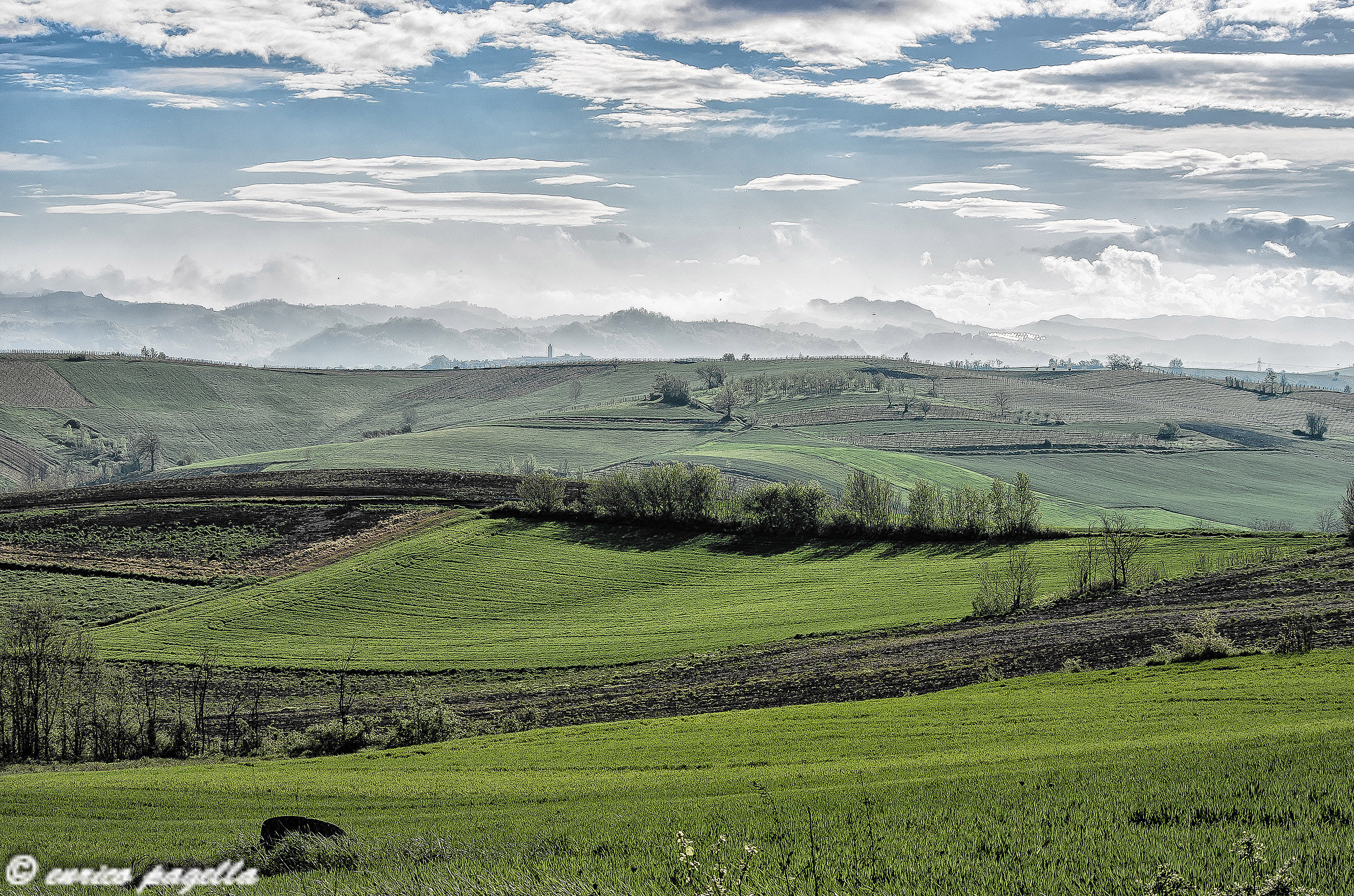 views of the Piedmont hills