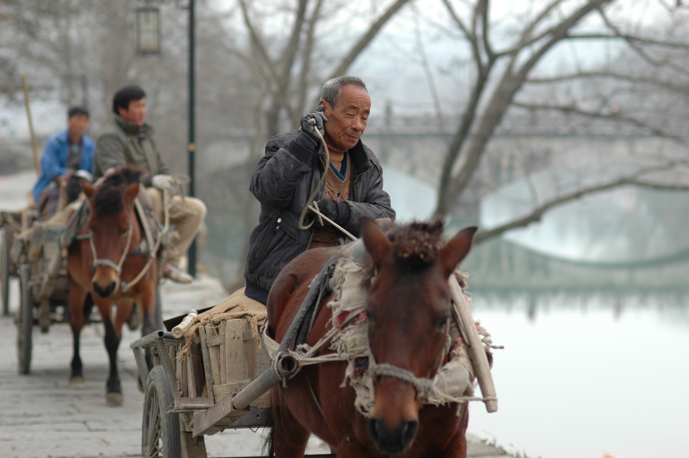 Per le strade di Hongcun, Cina
