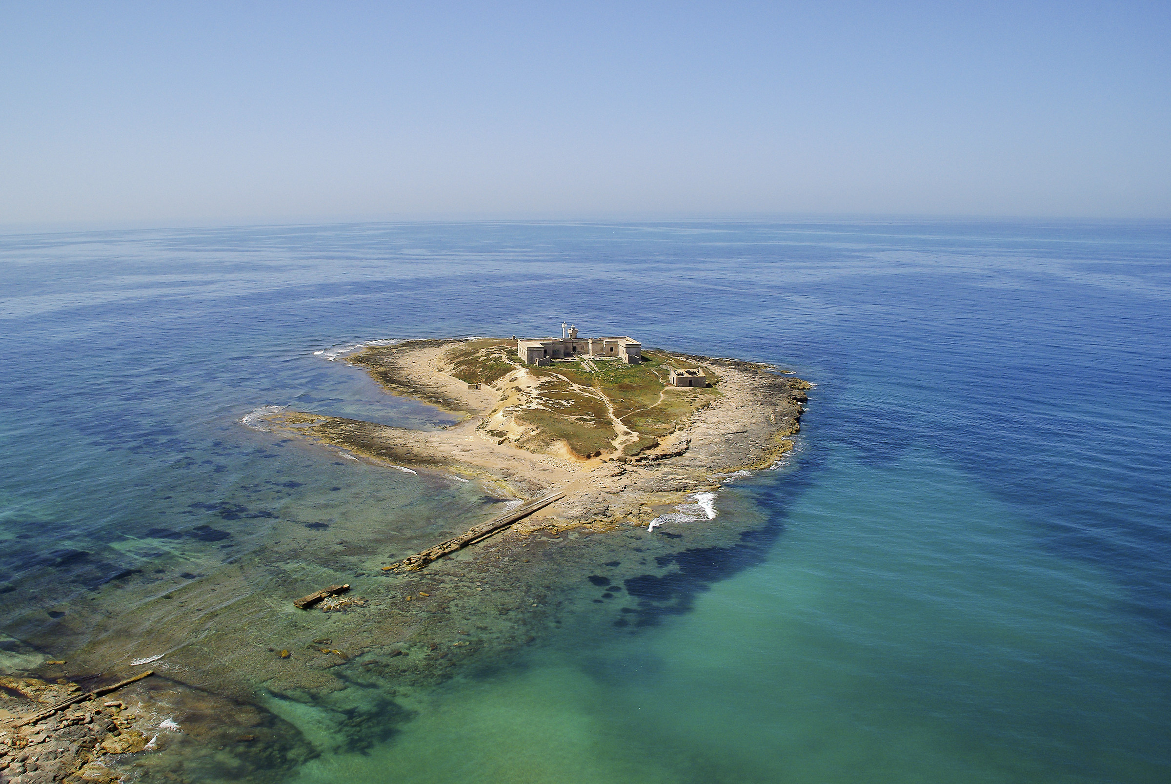 Veduta aerea dell'Isola delle Correnti