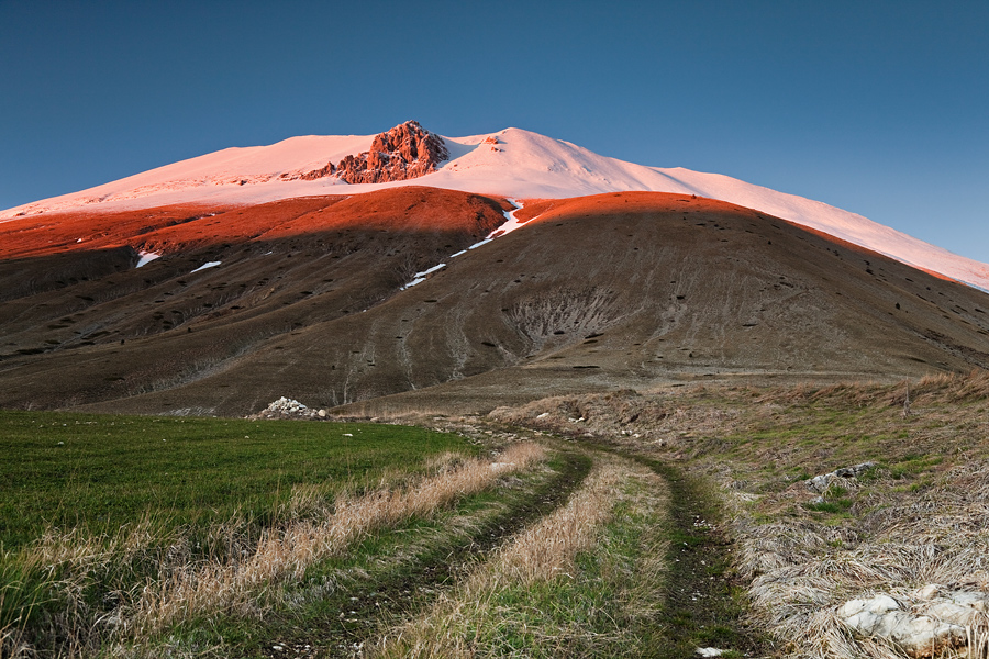 the road for the summit