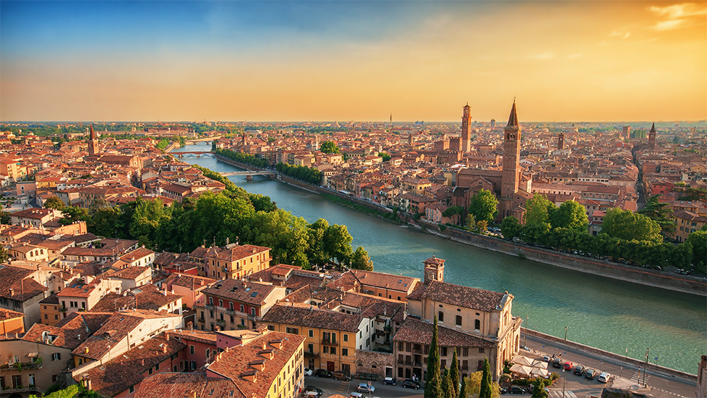 Vista da Castel san Pietro