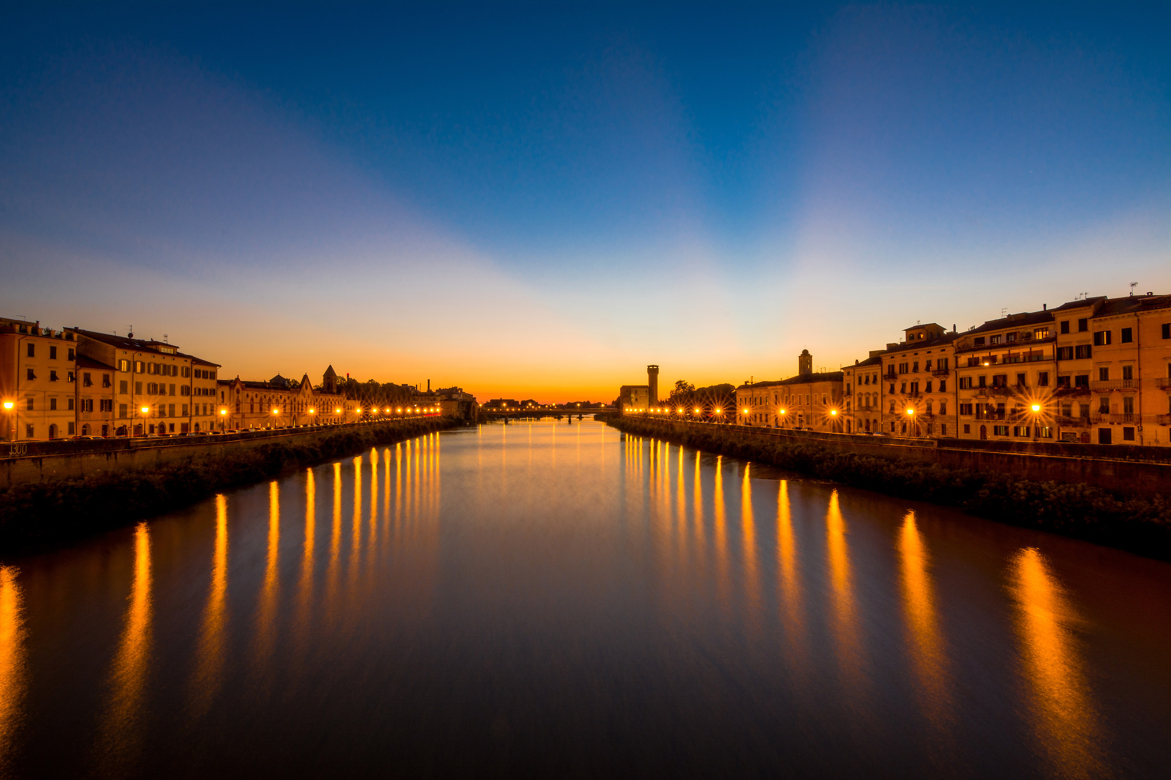 Tramonto Sull'Arno