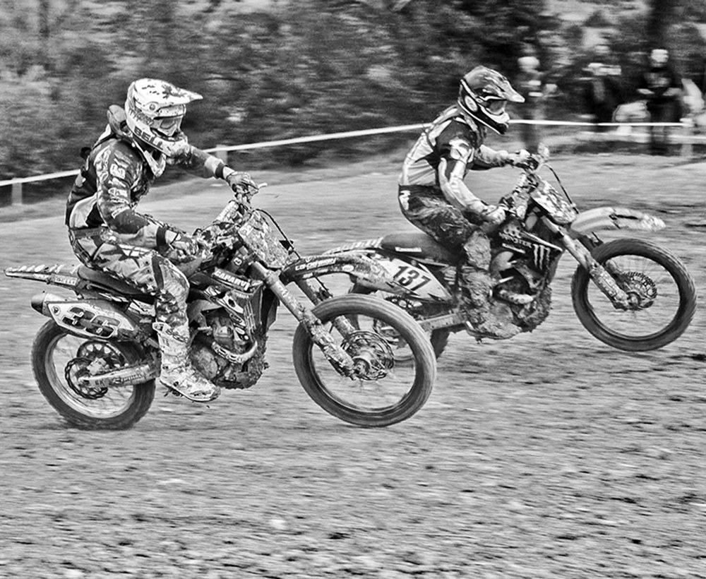 Battle in black and white