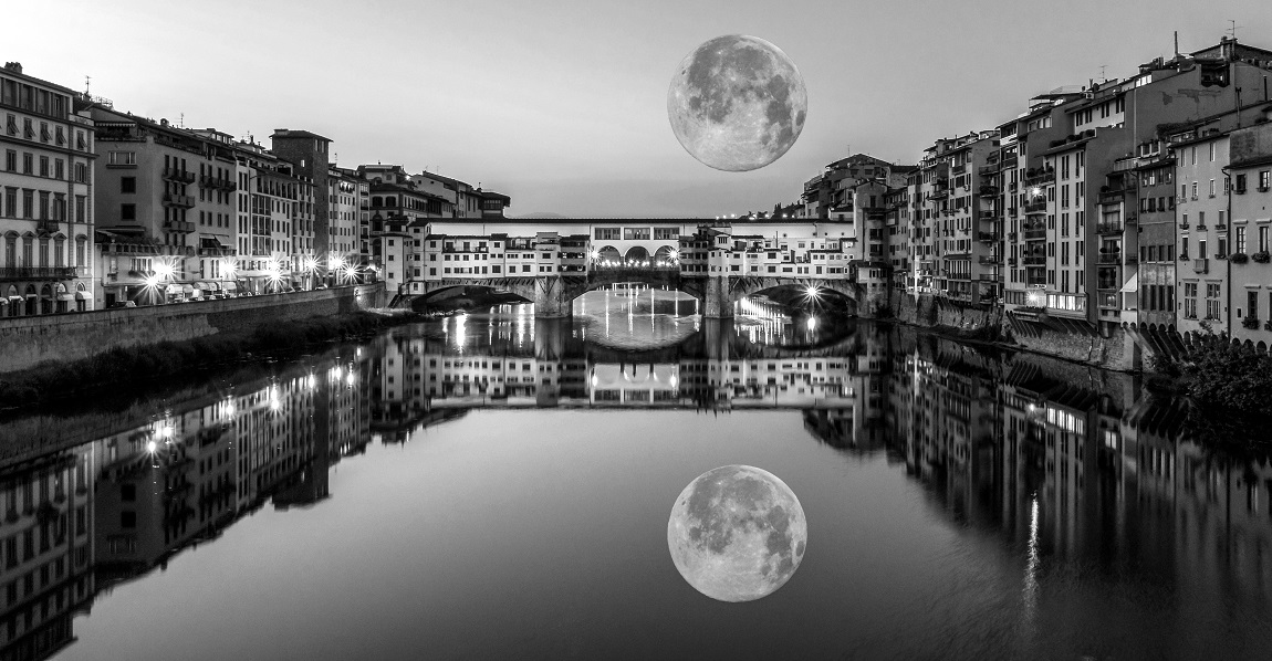 Luna e Ponte Vechio