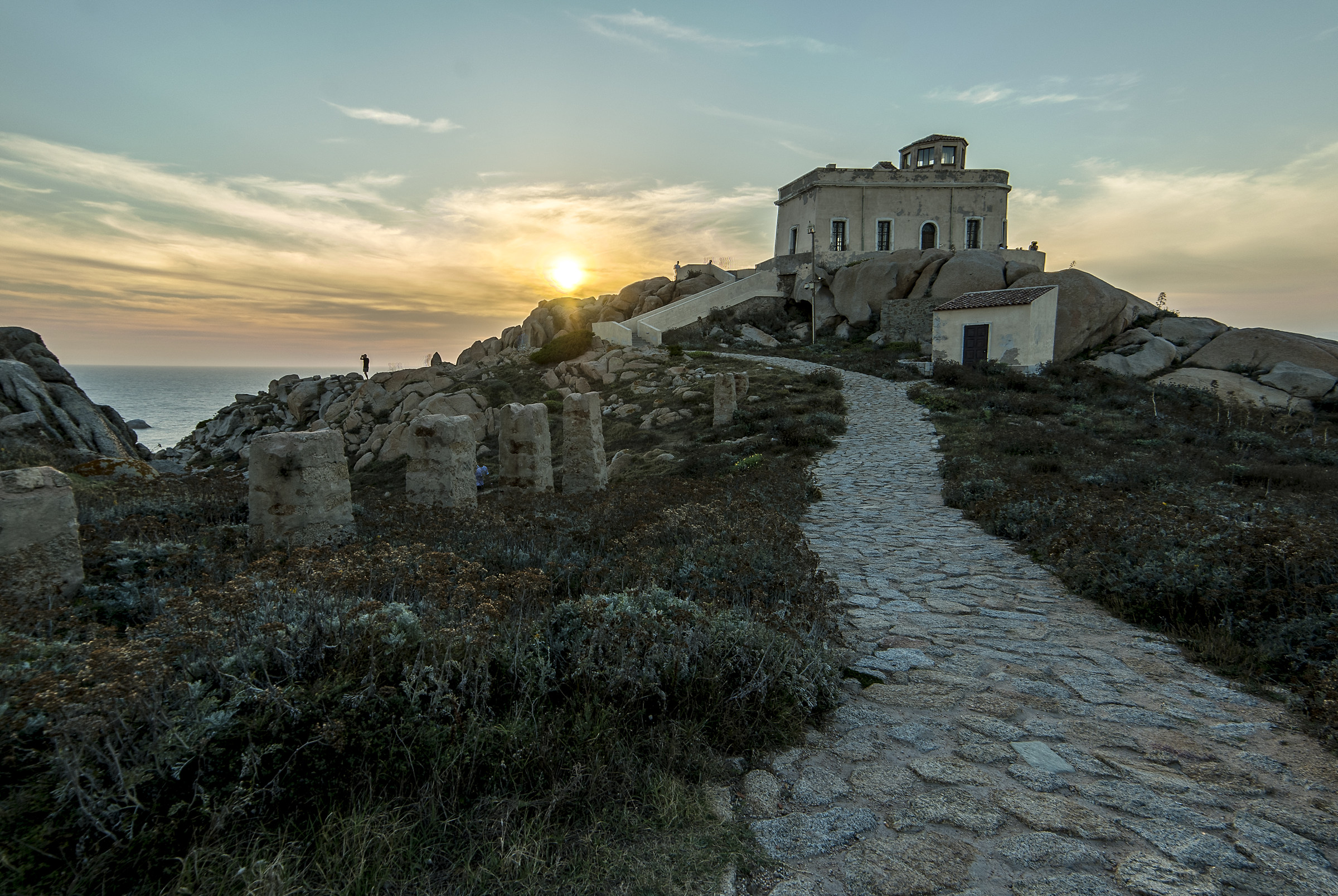 The Sunset Behind House