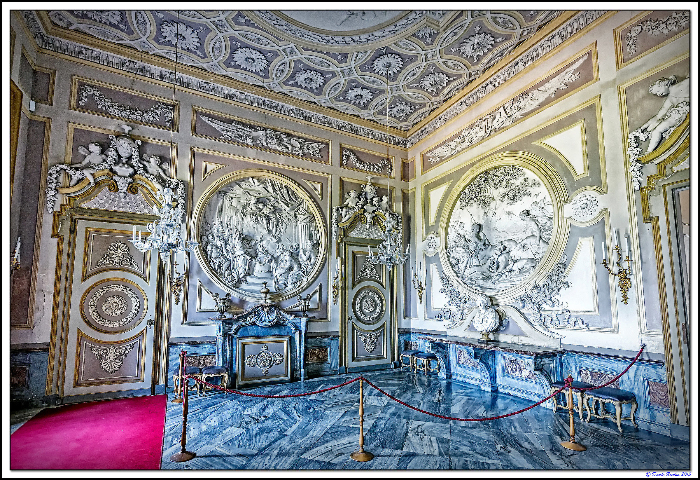 Il Castello di Racconigi: La sala di Diana
