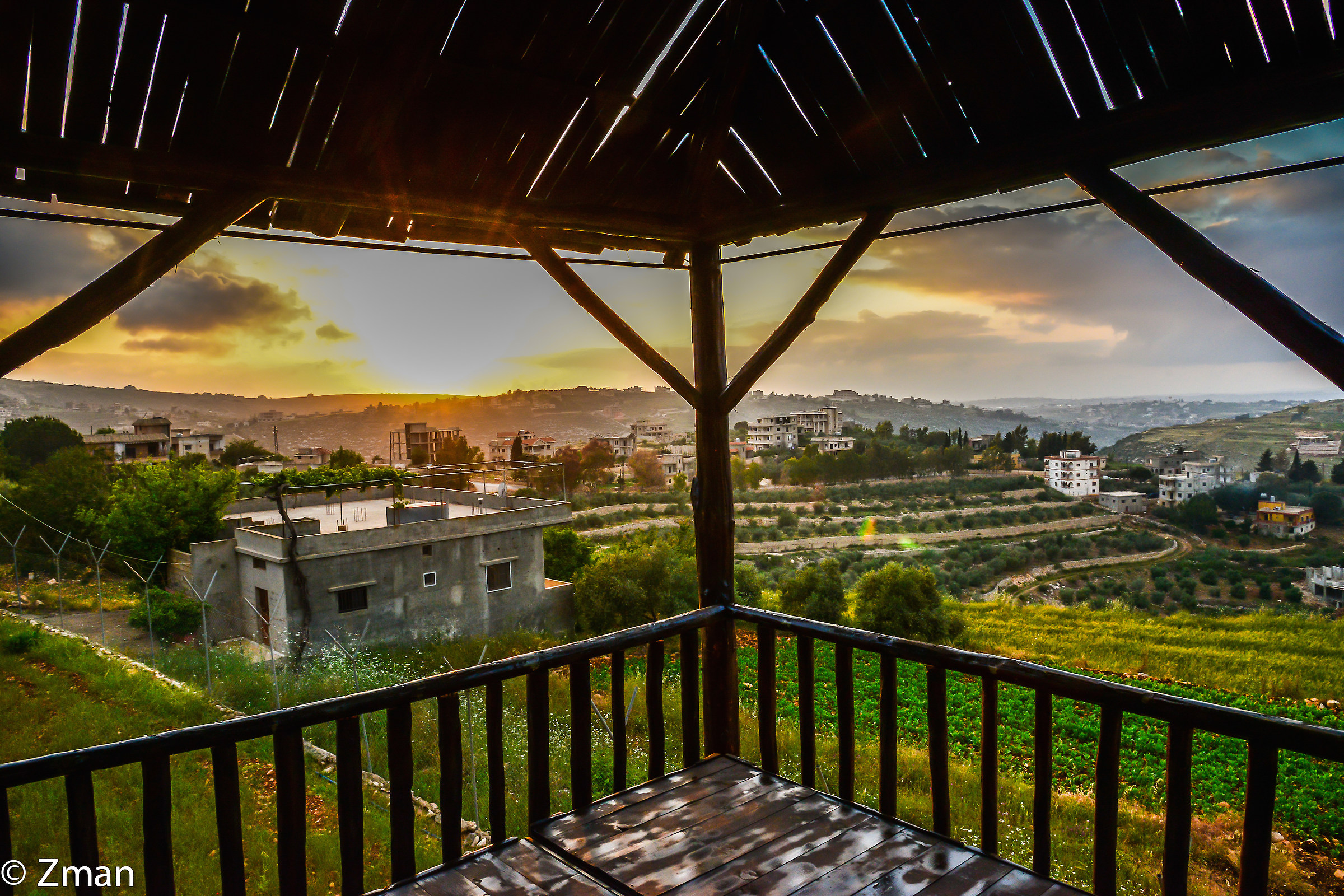 Sunset and The Gazebo