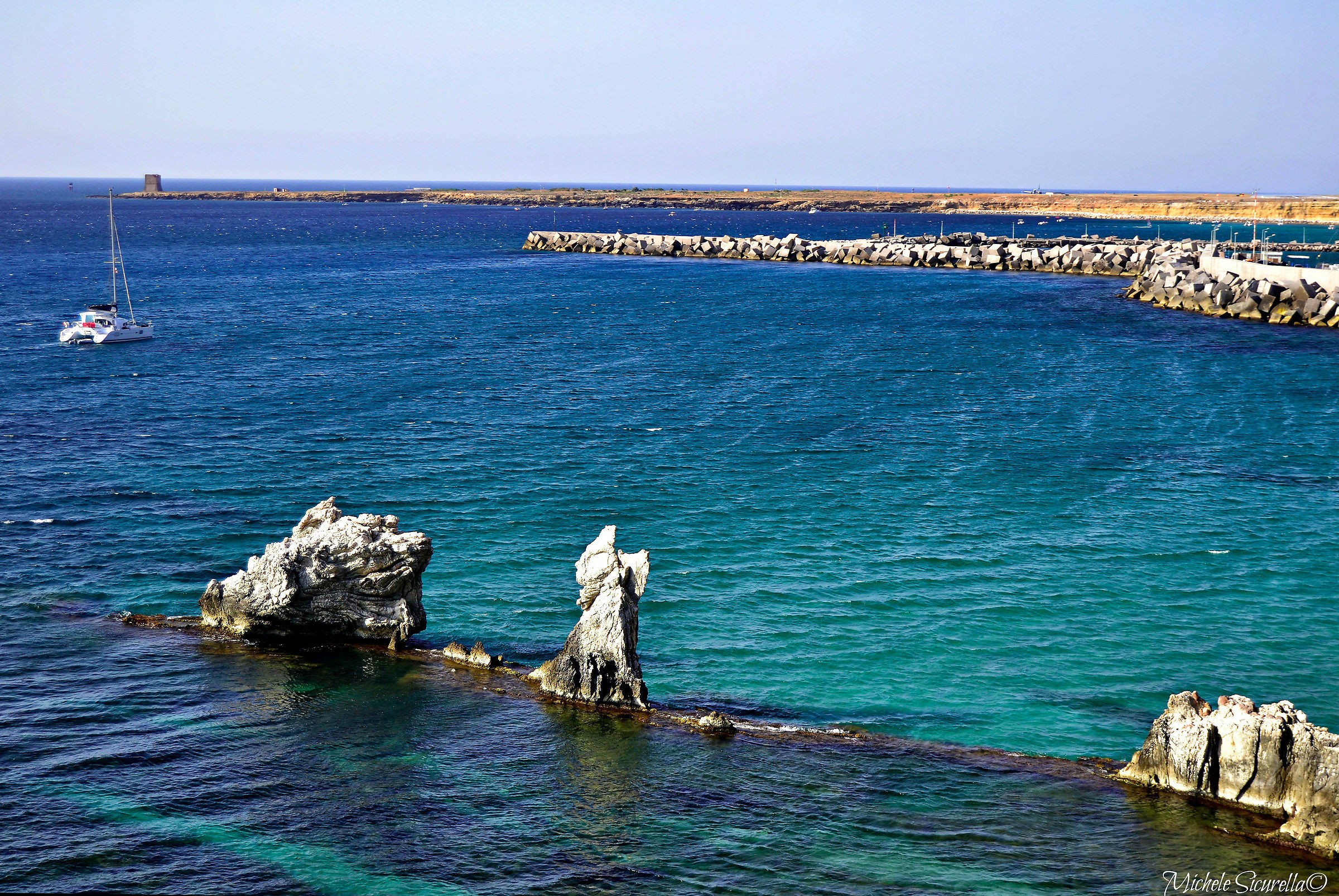 mare sugli scogli Cinisi (Palermo)