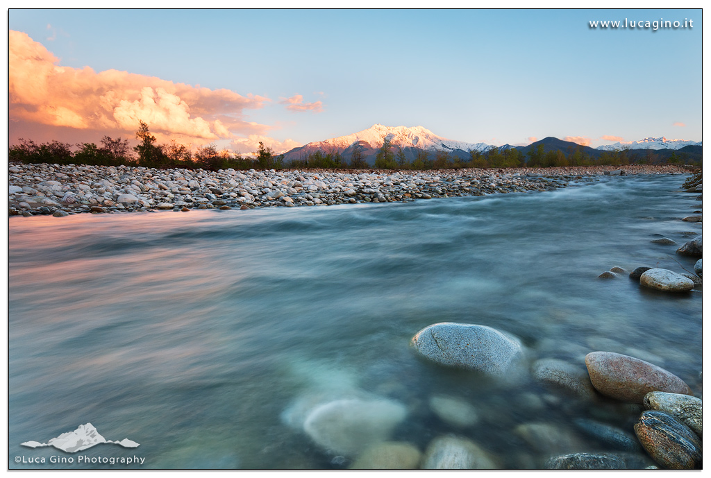 Sunset on the Chalk River