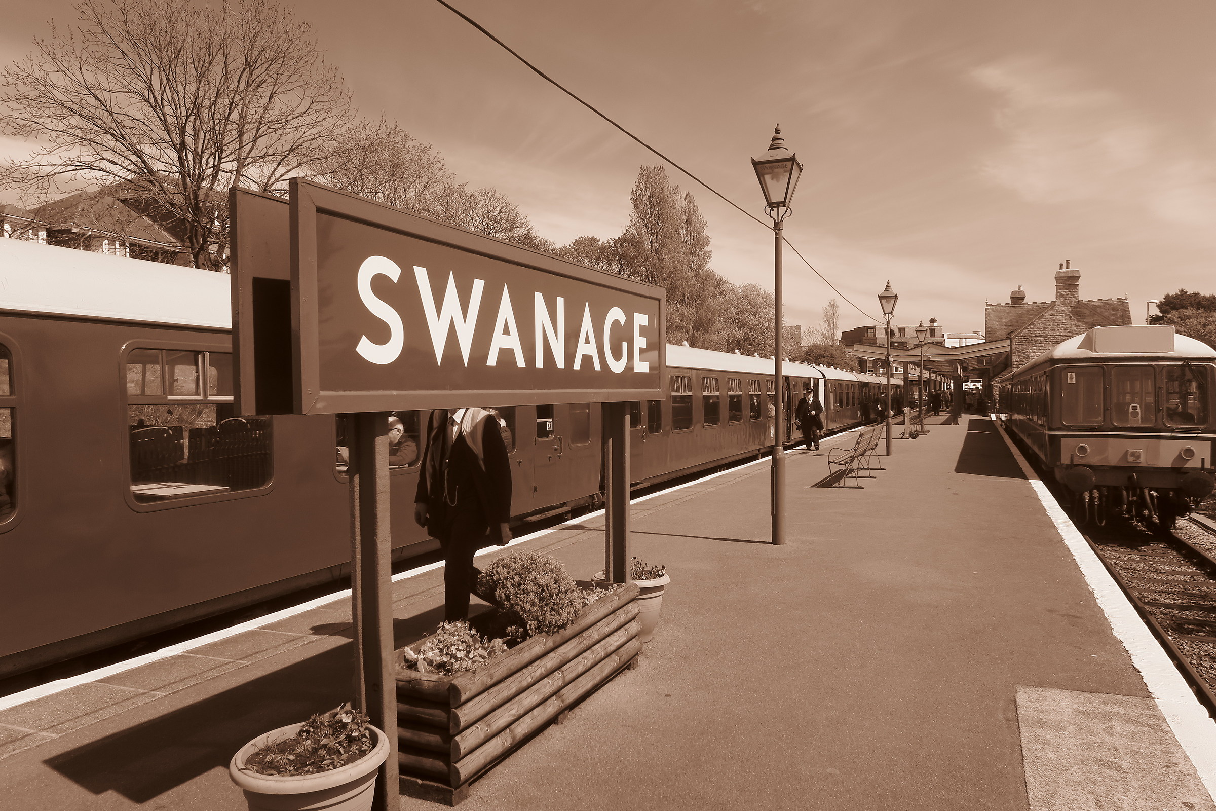 Swanage effetto sepia