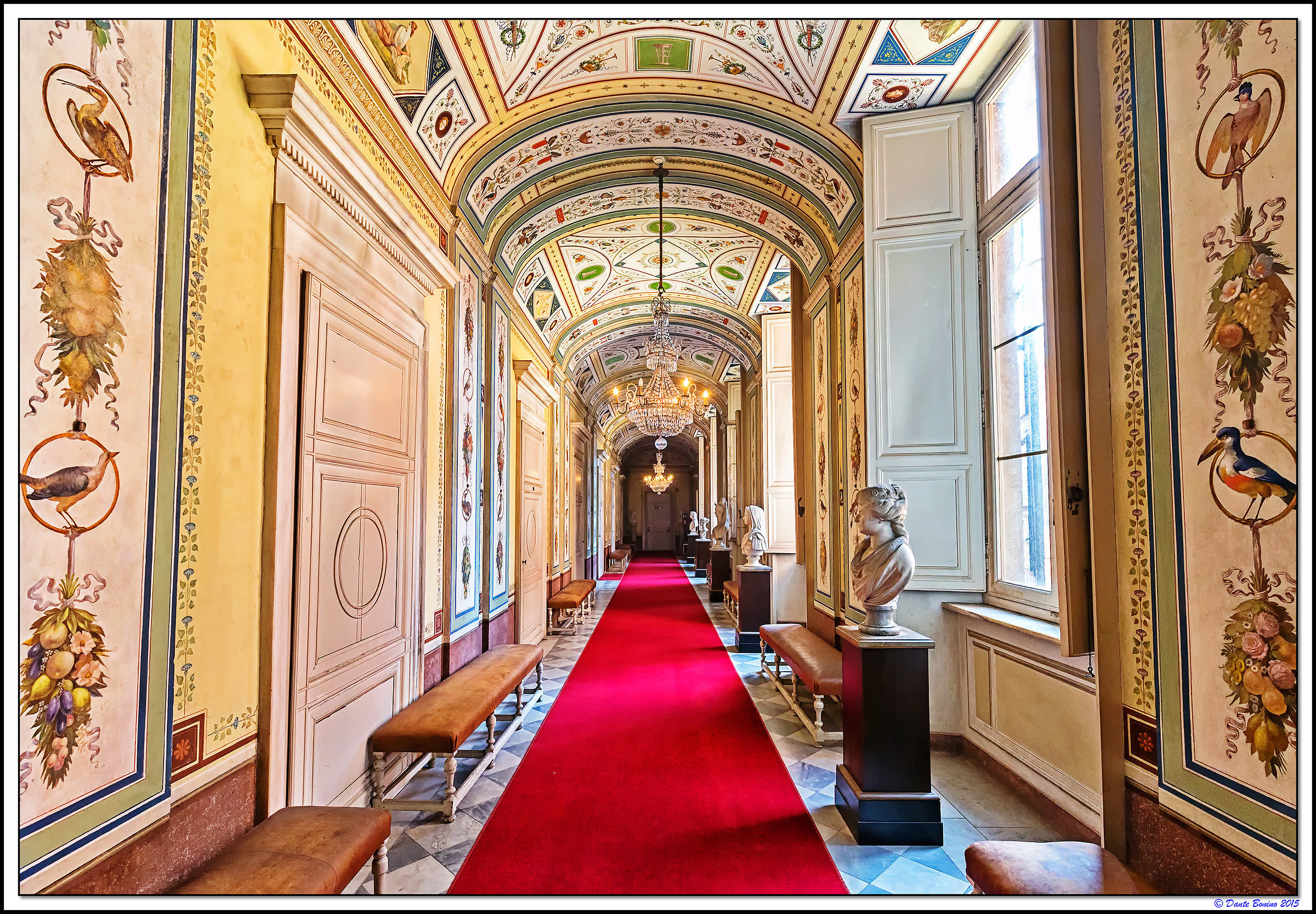 The Castle of Racconigi: The Galleria di Ponente