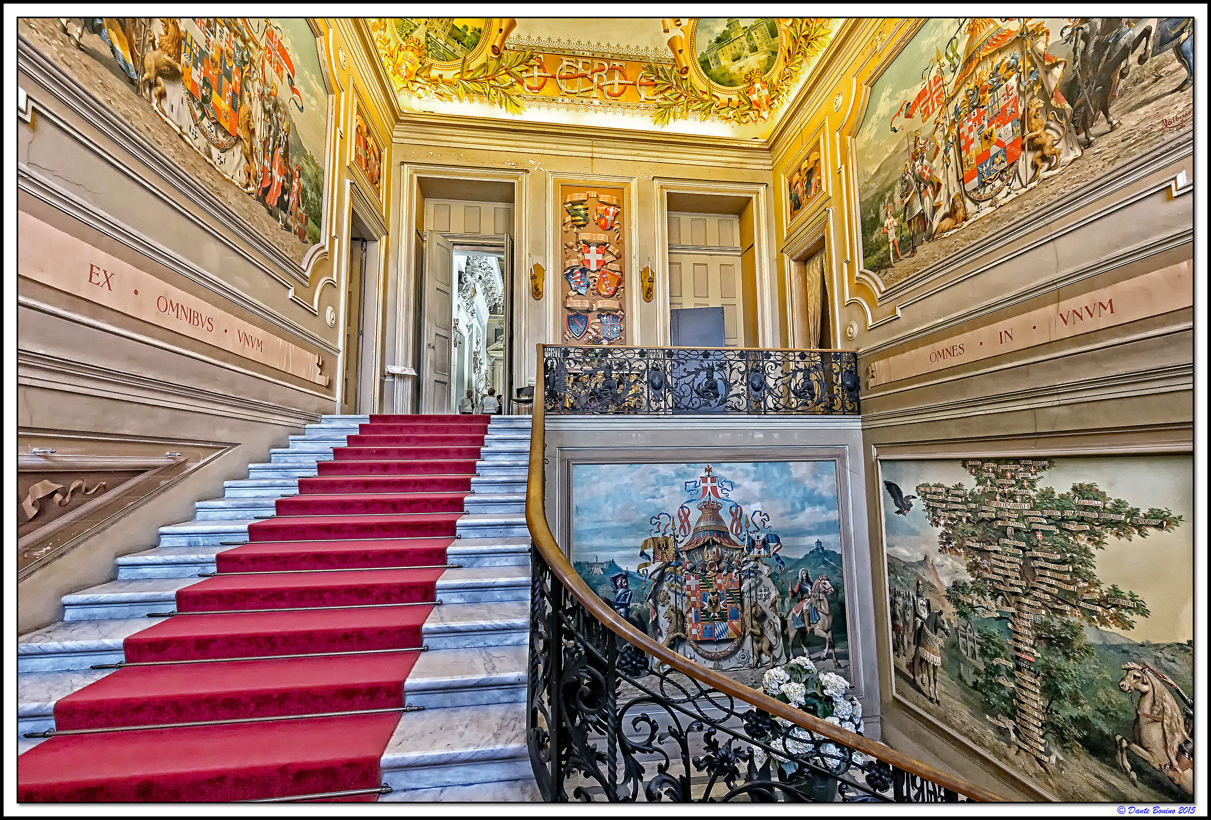 The Castle of Racconigi: The Staircase