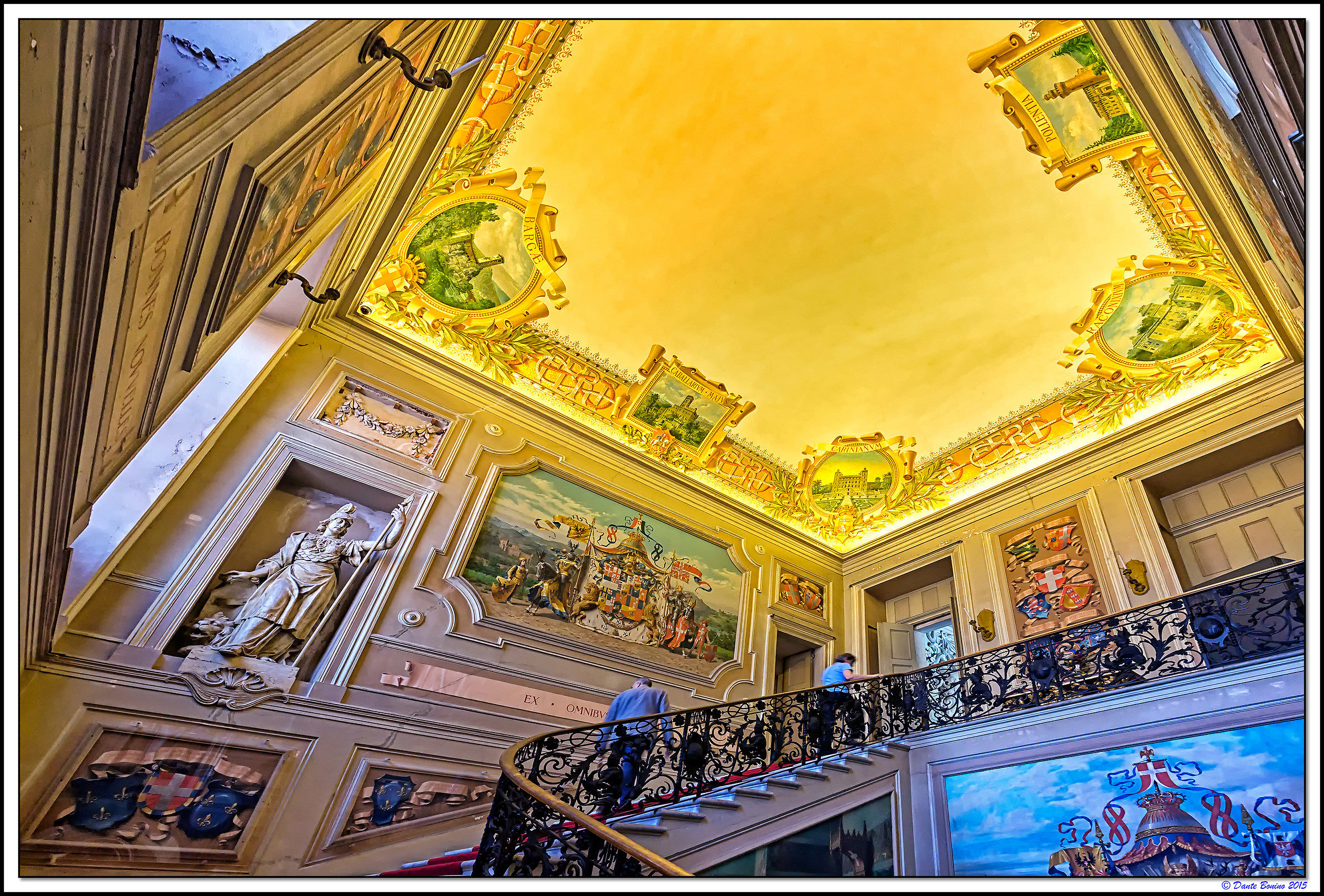The Castle of Racconigi: The Staircase