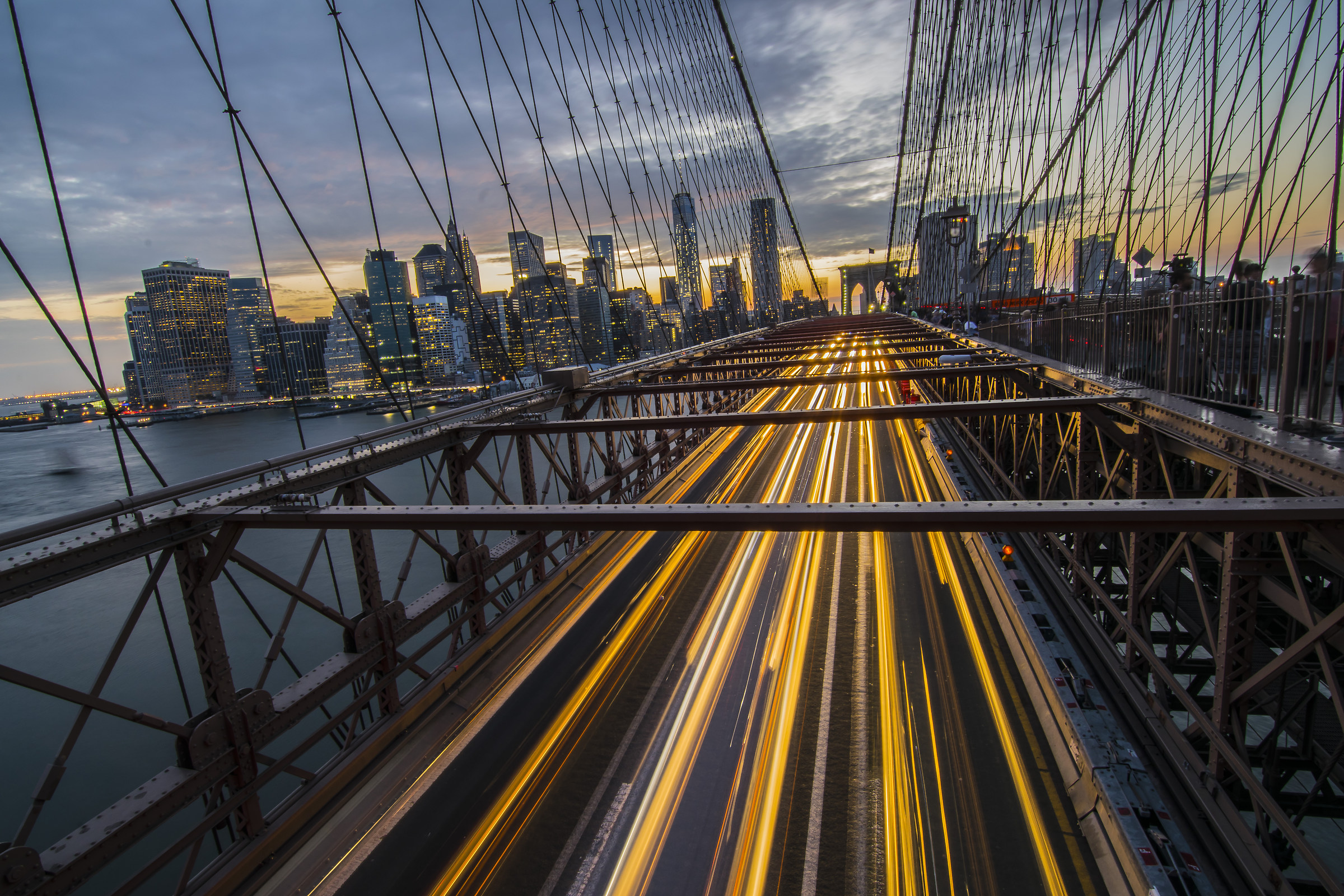 Sunset @ Brooklyn Bridge