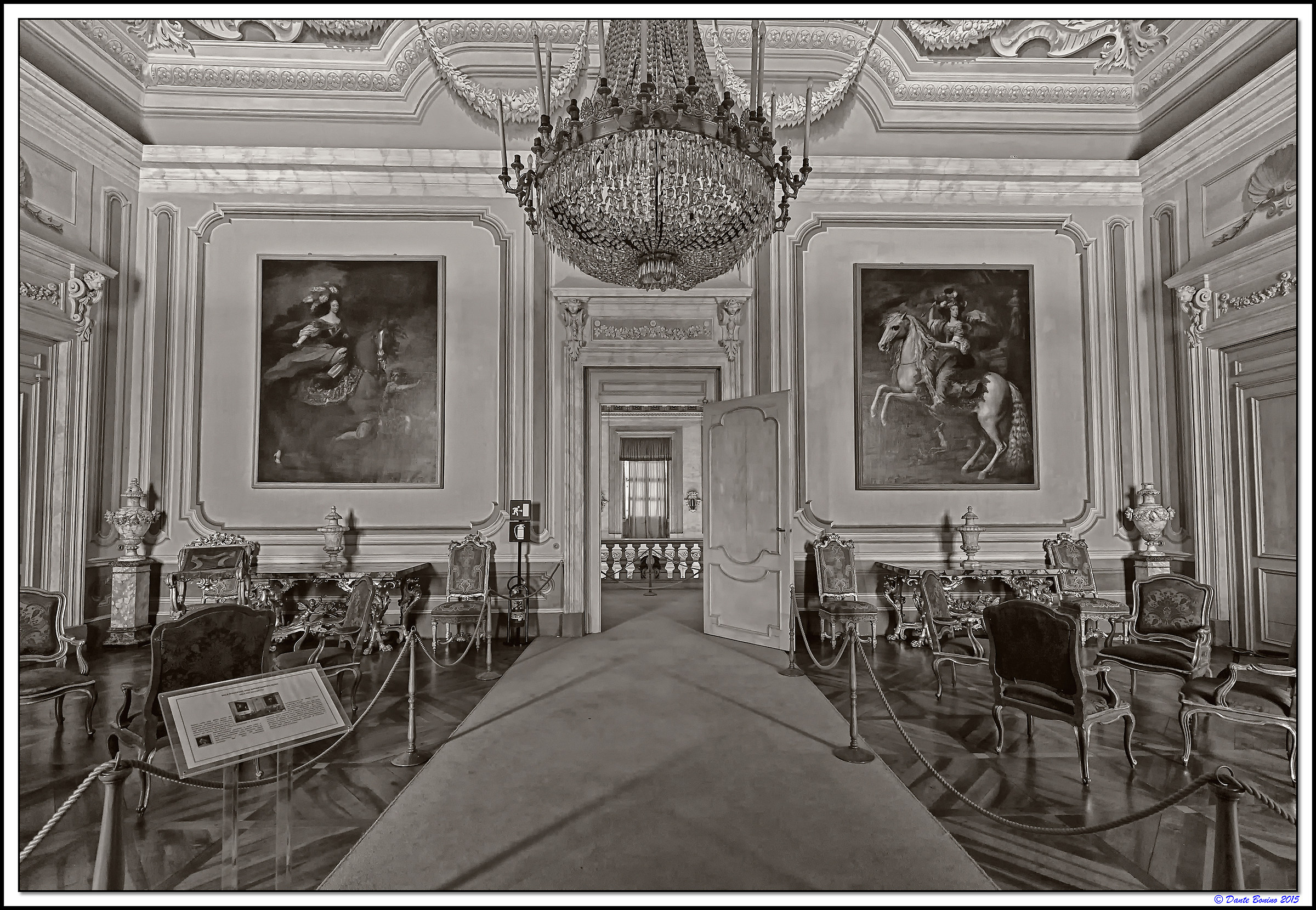 The Castle of Racconigi: The Hall of Parquet