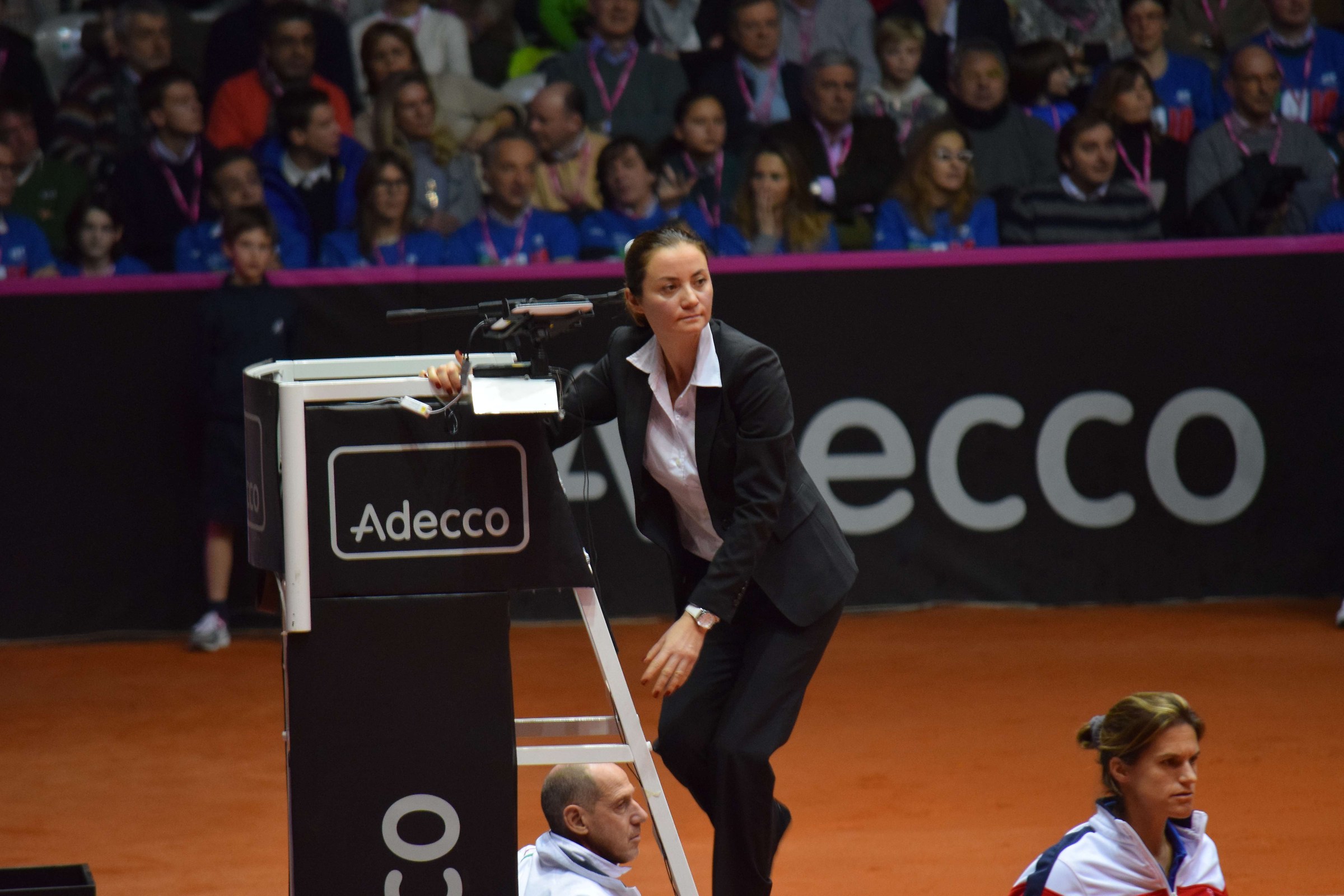 Il giudice di sedia, la Mauresmo e Barazzuti