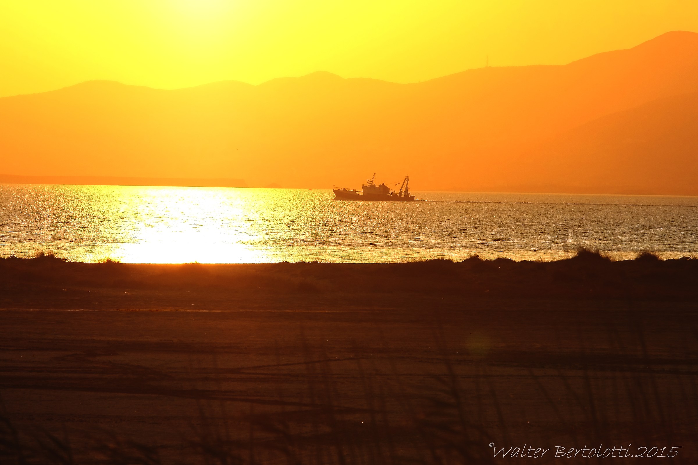 The golden hour of Naxos
