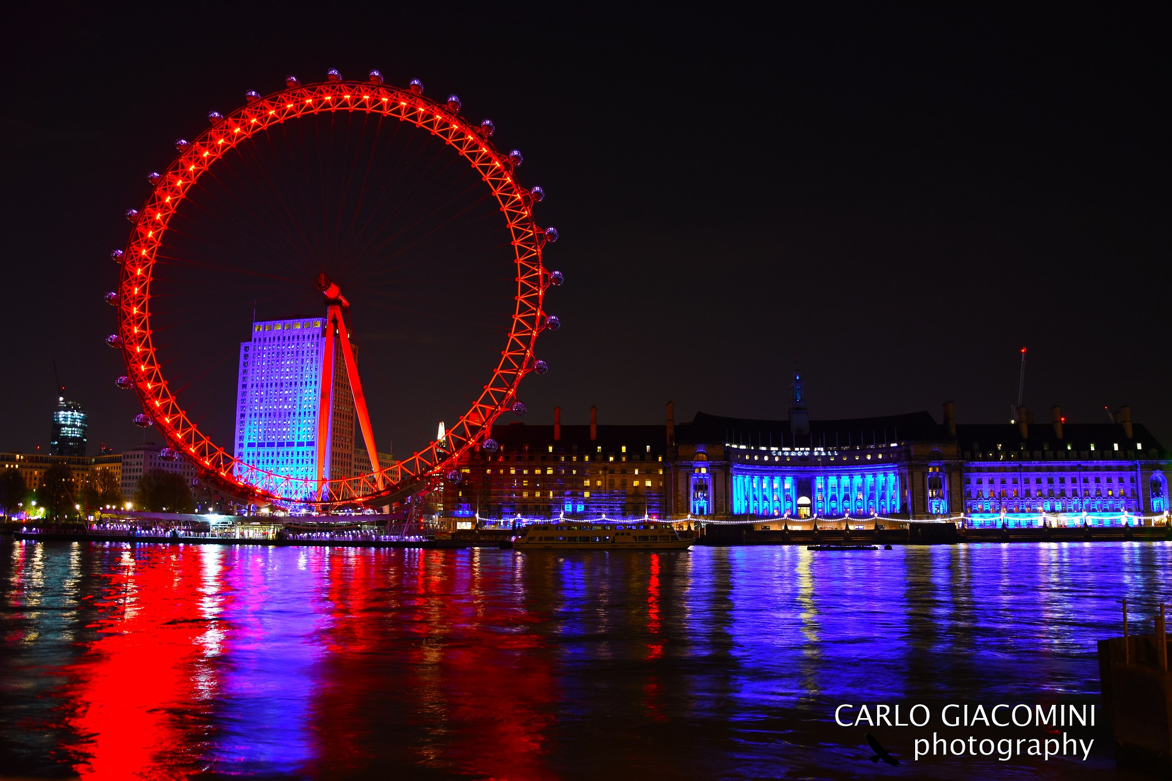 London eye by night