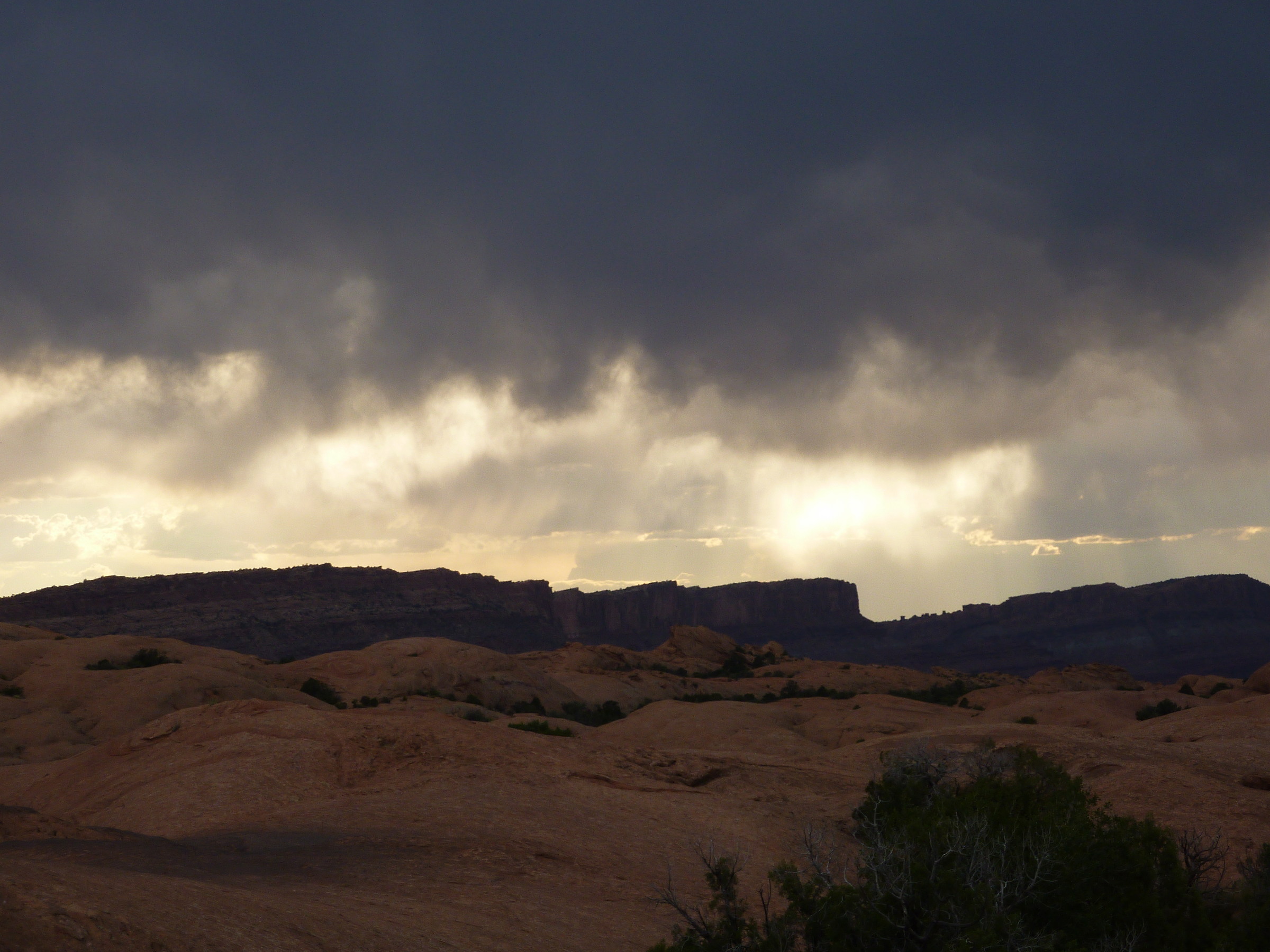 temporale sulla Mesa di Moab