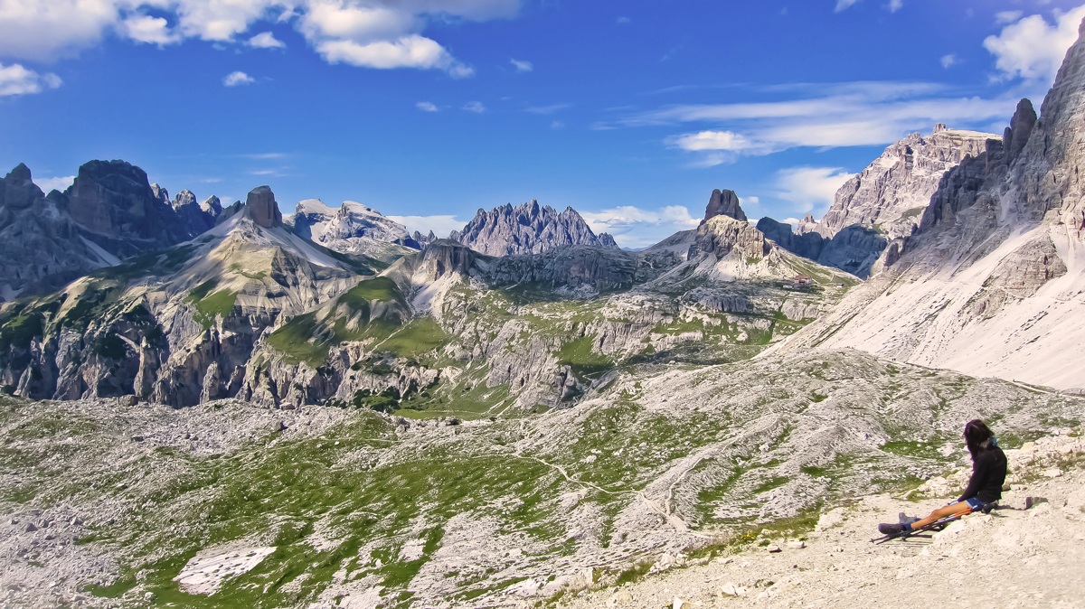 Godersi il panorama.