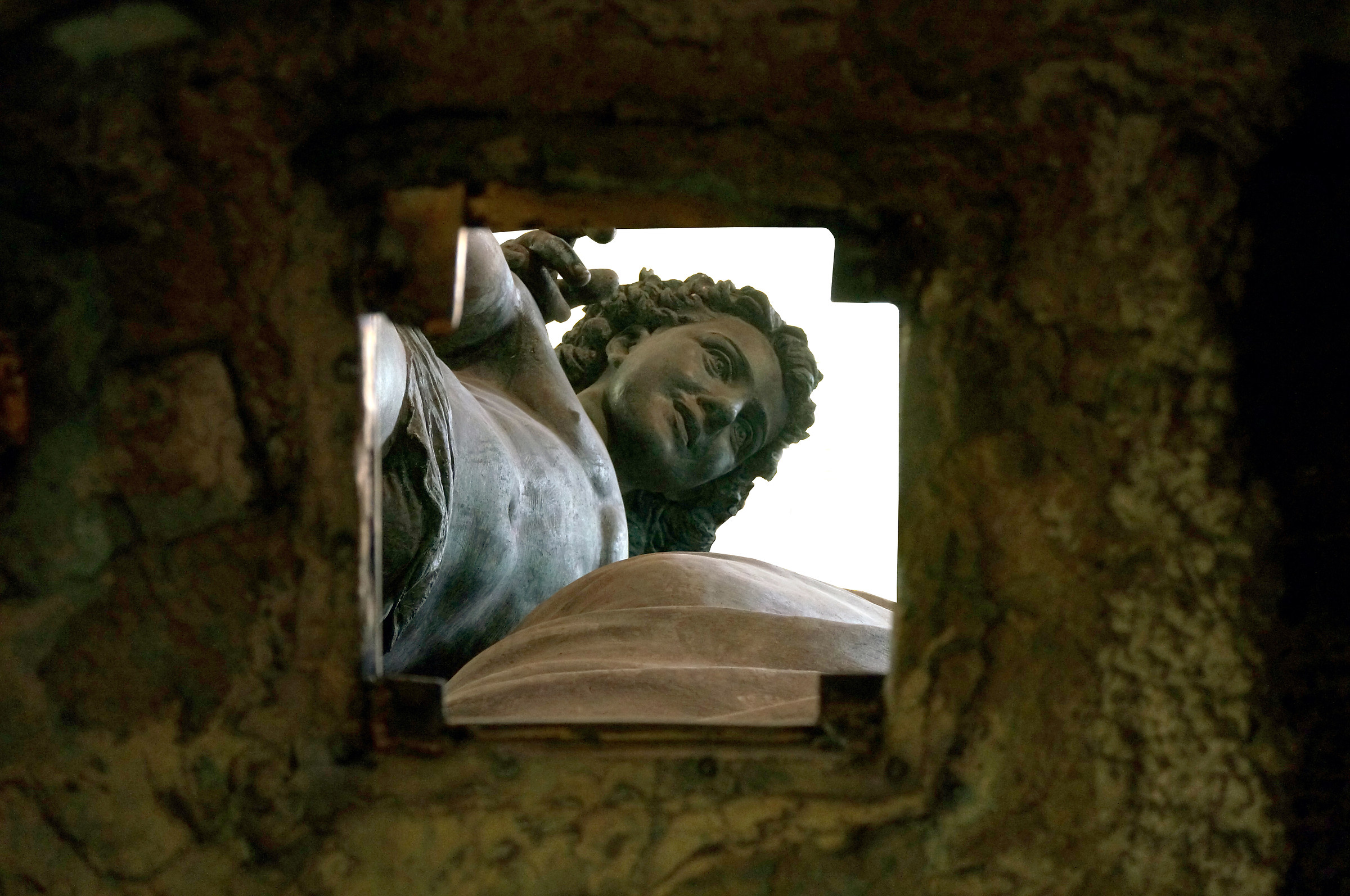 In the soul of a statue