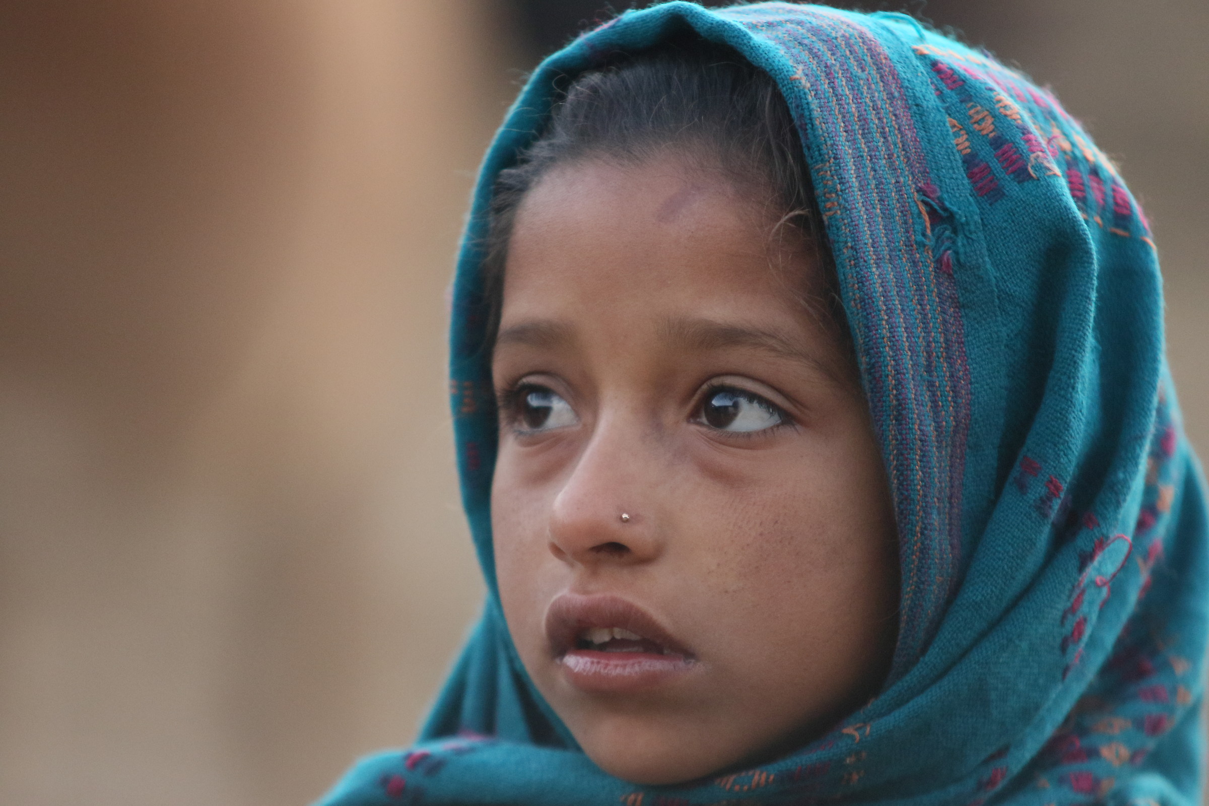 Bambina del villaggio