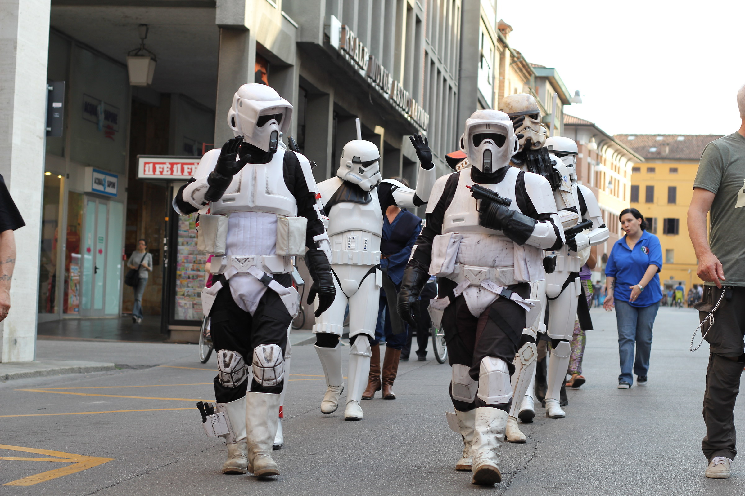 The land is being invaded ...