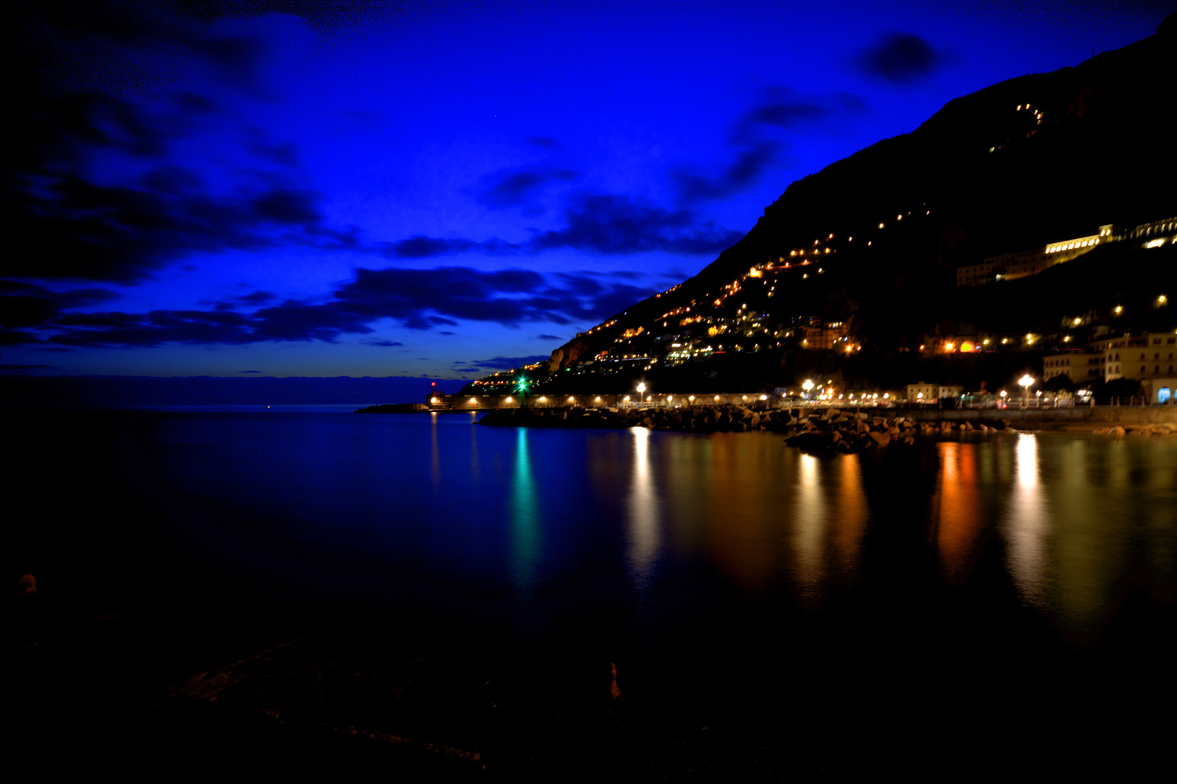 At night ... - Amalfi