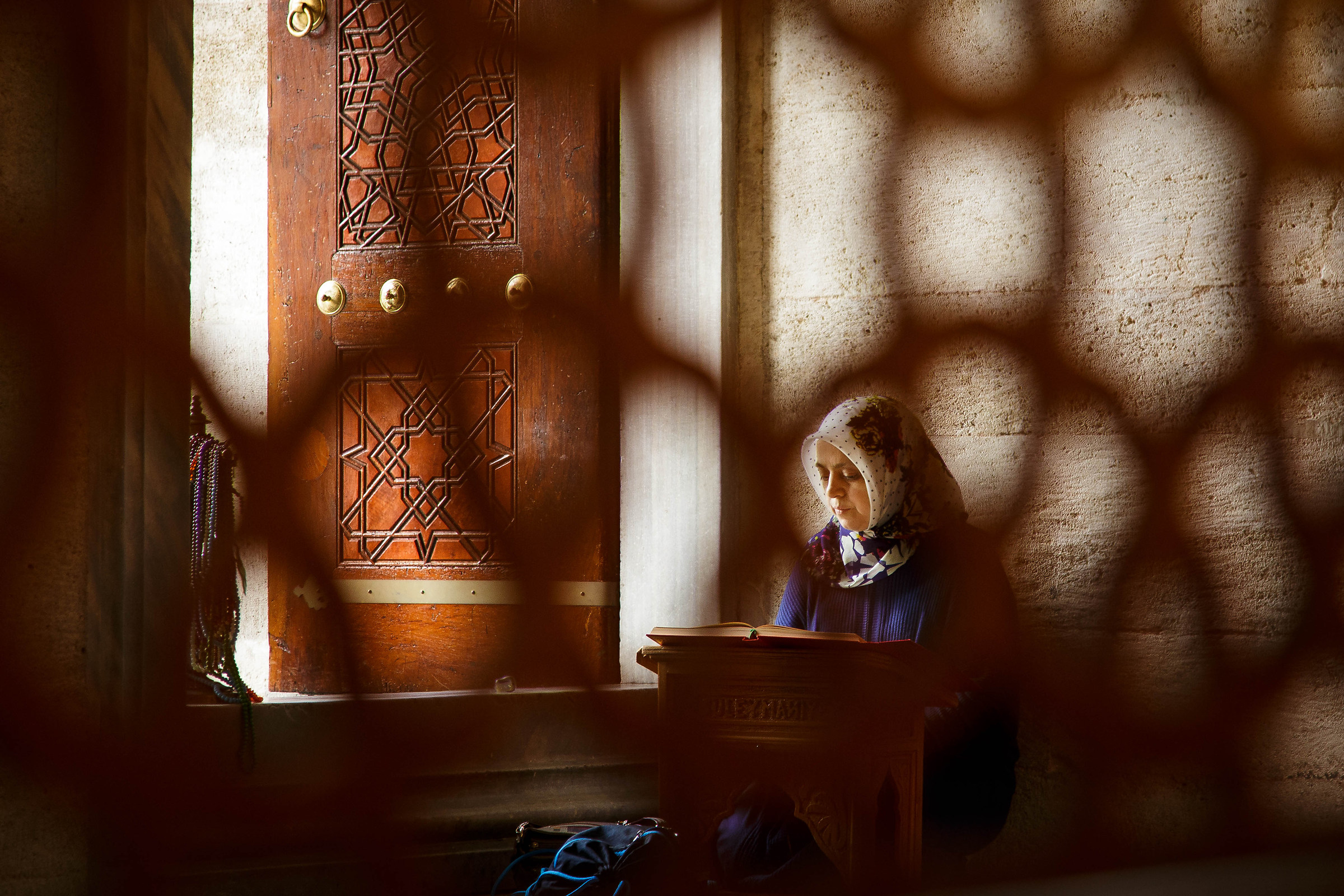 reading a sacred book