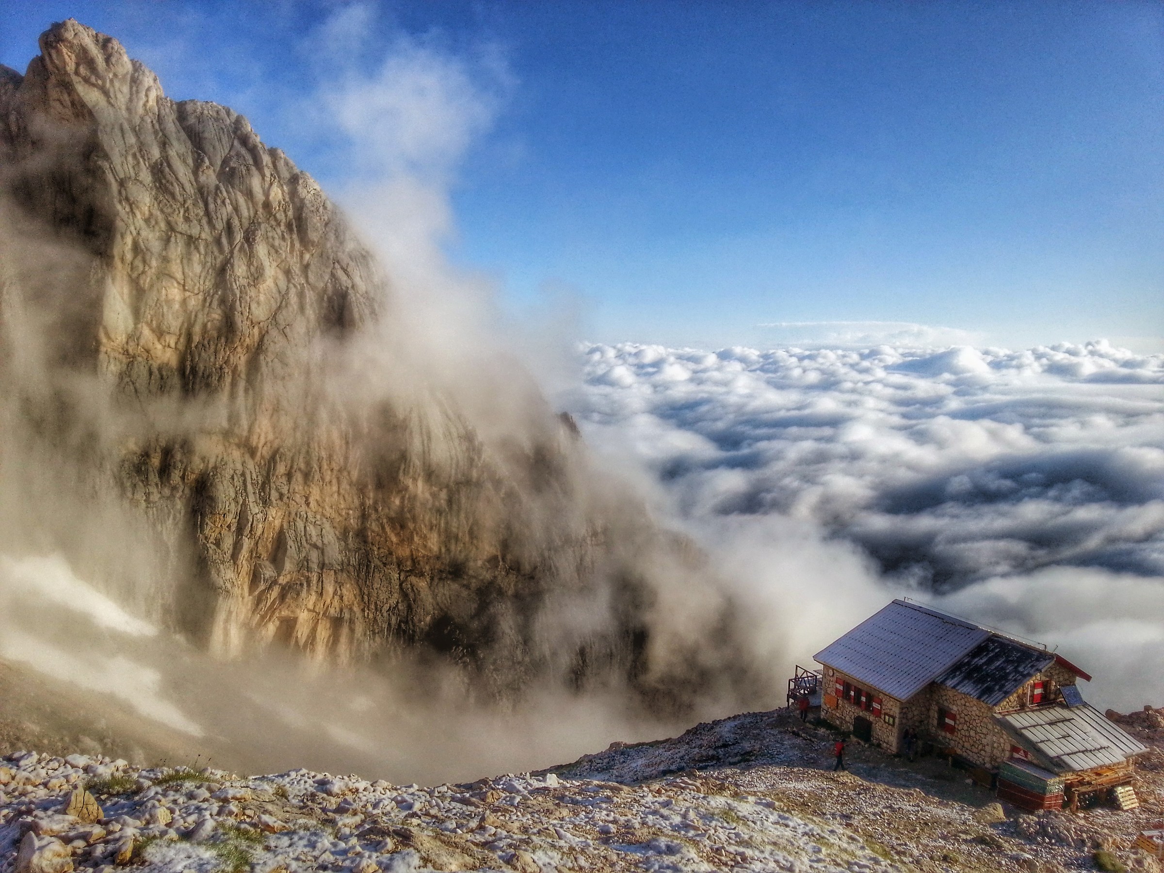 Rifugio Franchetti (Gran Sasso of Italy)