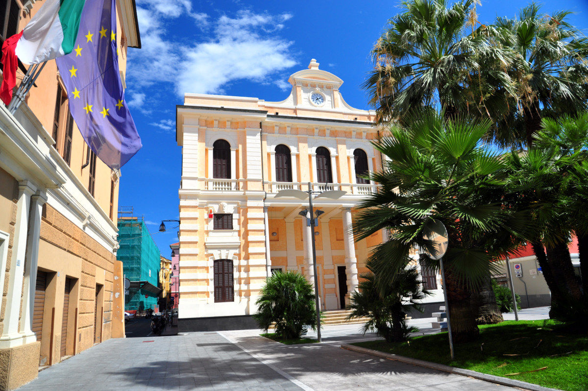 Imperia-Oneglia.La Biblioteca Civica.