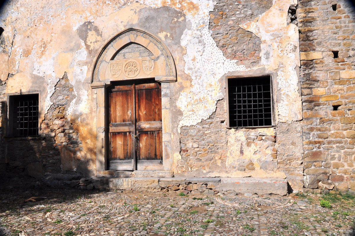 Taggia (Imperia) .Church medieval abandoned.