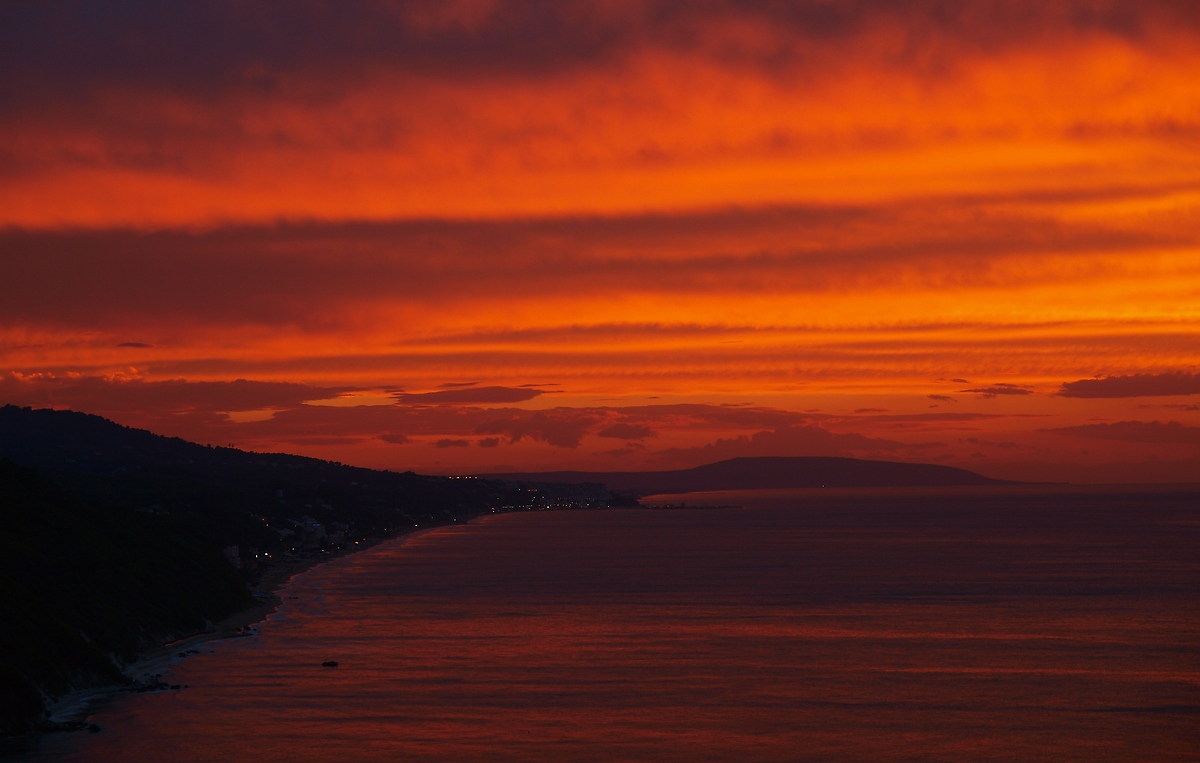 Sunset from M: Pucci you to Rodi Garganico