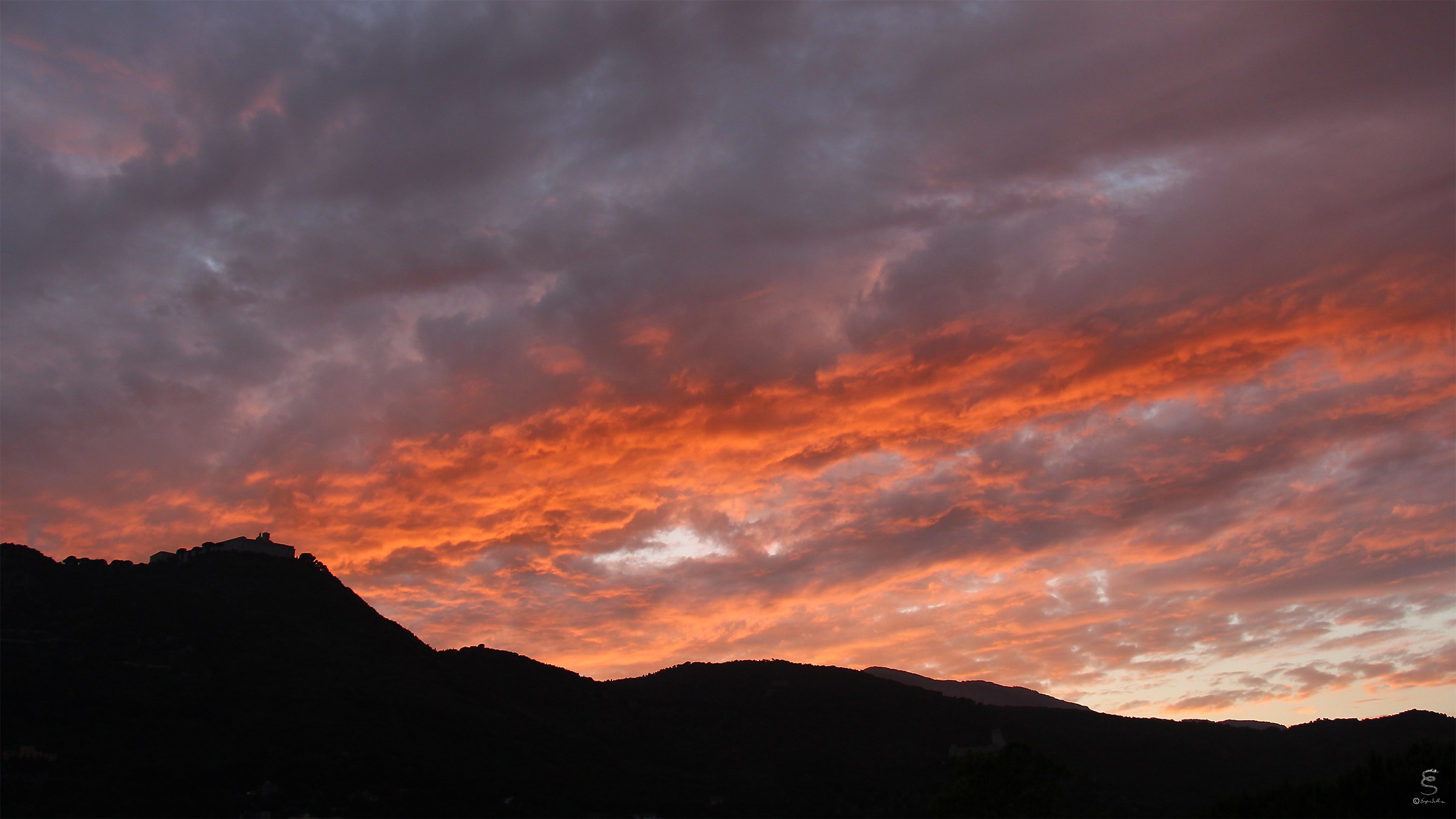 Red clouds of Montecassino