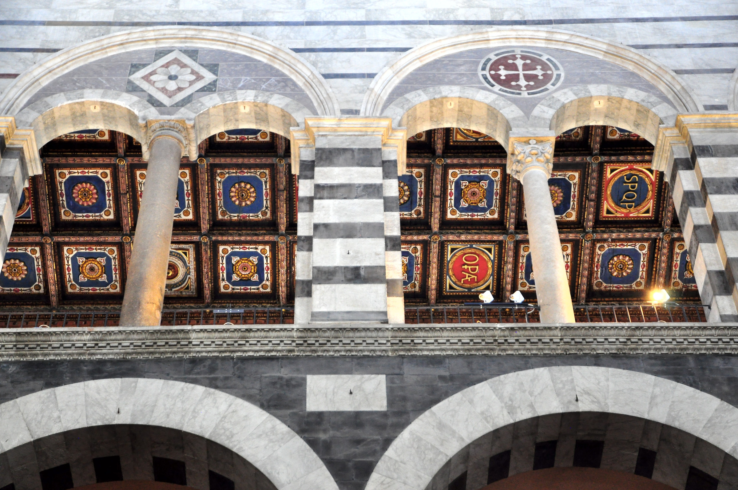 Pisa. Particularly within the Cathedral.