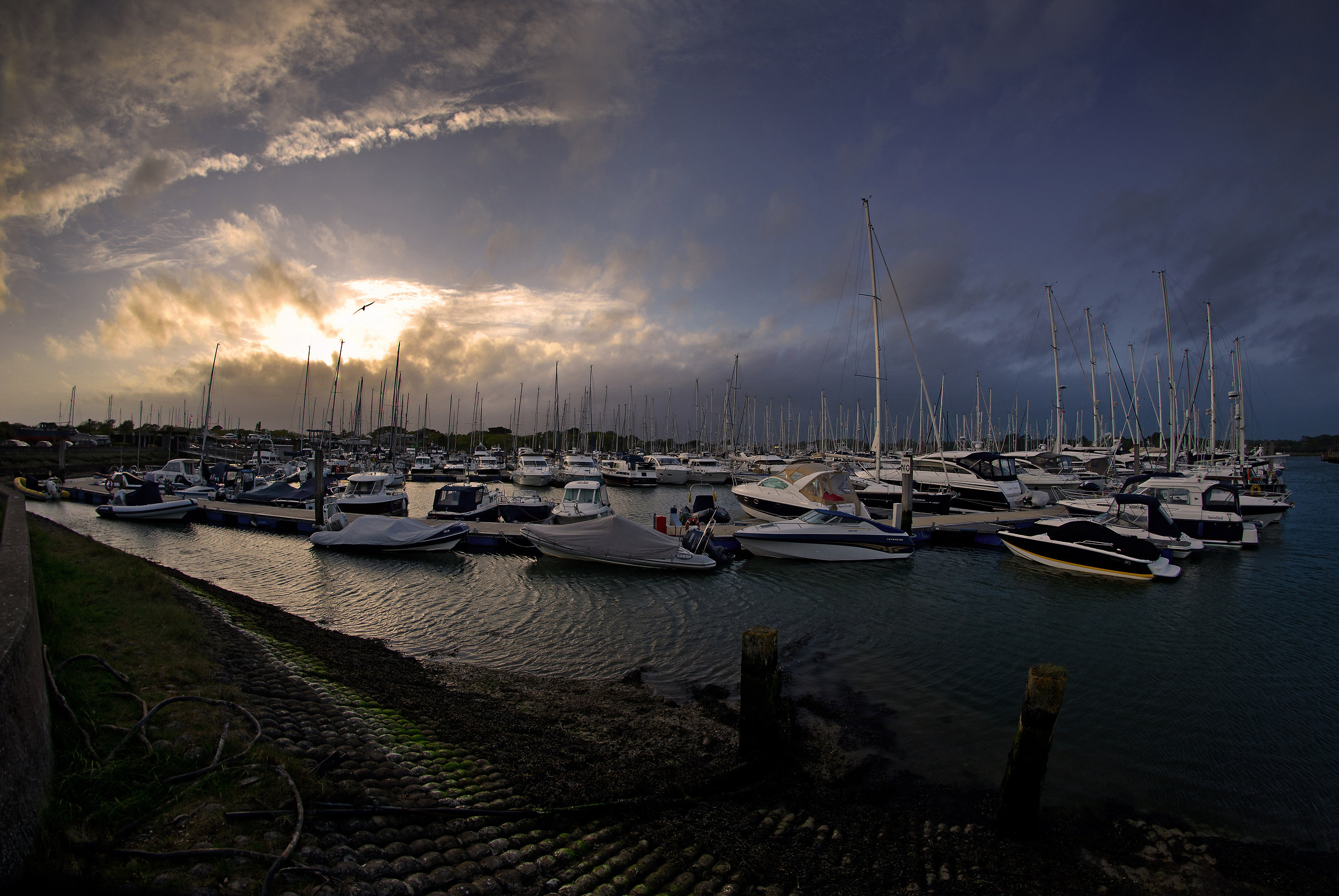 Lymington Marina, Tramonto